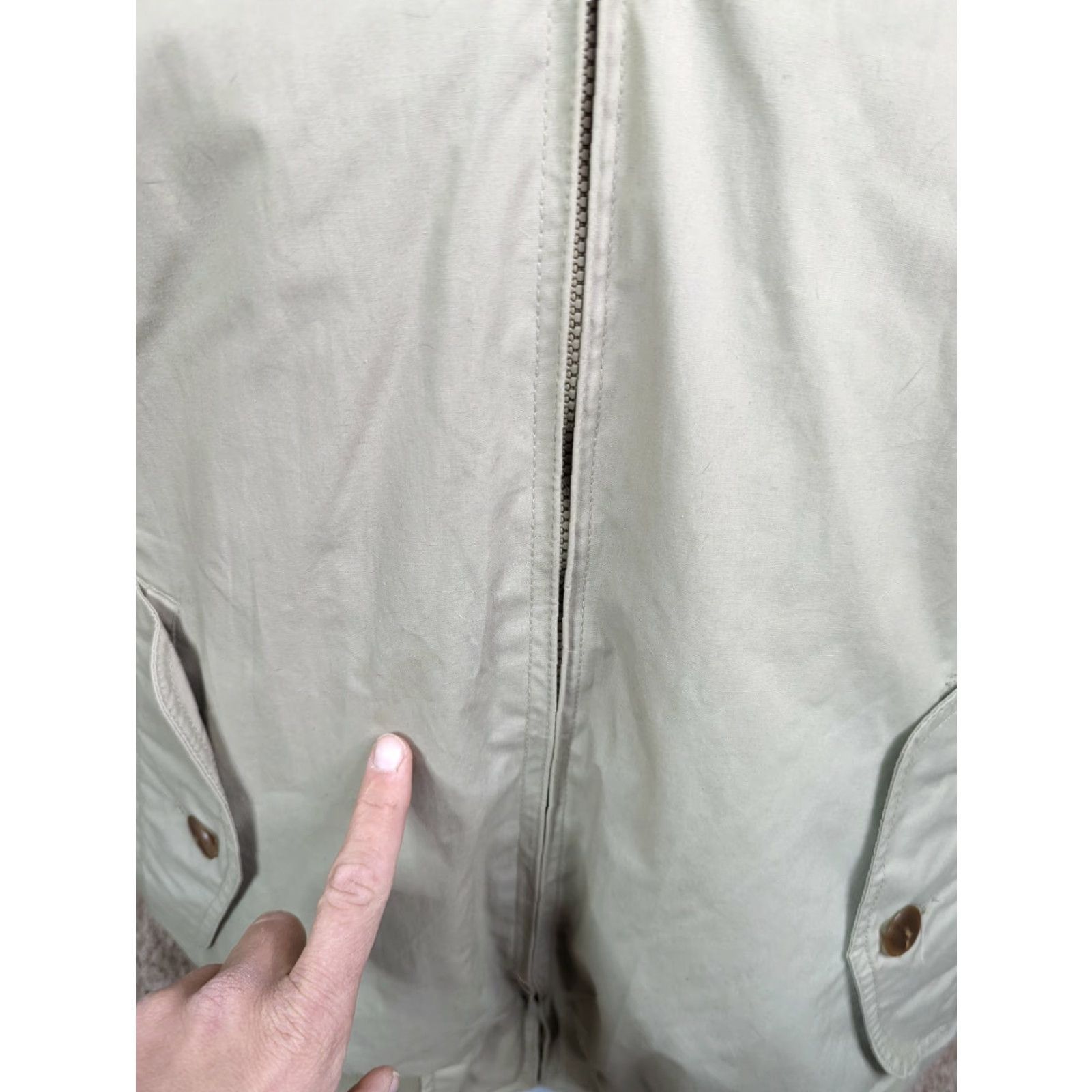 Vintage VINTAGE Par Four Derby Bomber Jacket L Full Zip Beige Mens 80s 90s Modern Casual Busy Honeycomb Fabric? Size US L / EU 52-54 / 3 - 5 Thumbnail