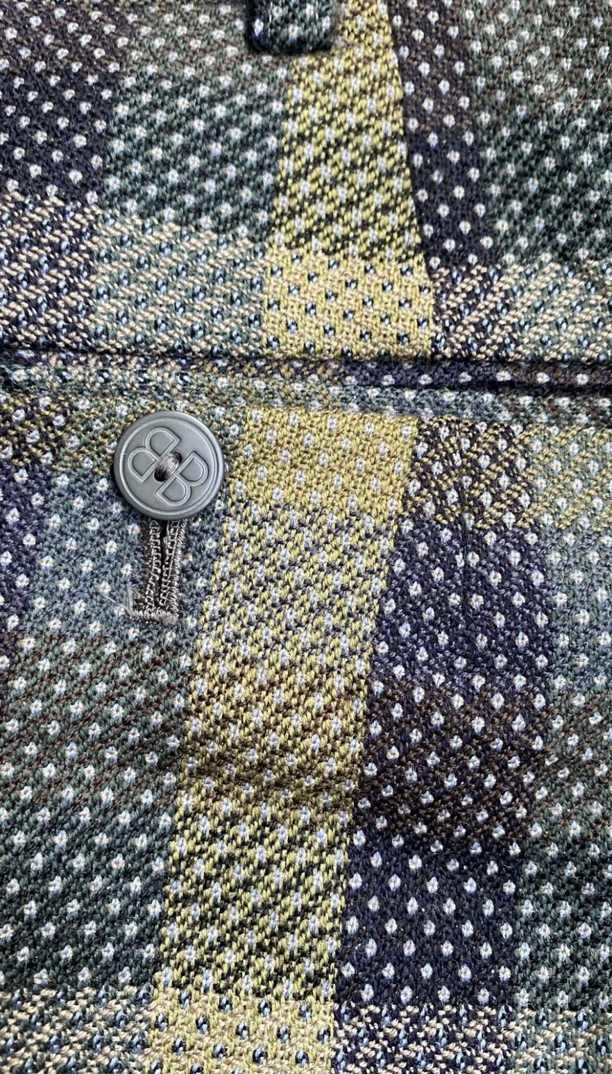 Balenciaga Vintage Balenciaga Check Relaxed Trouser Pants Size US 31 - 5 Thumbnail