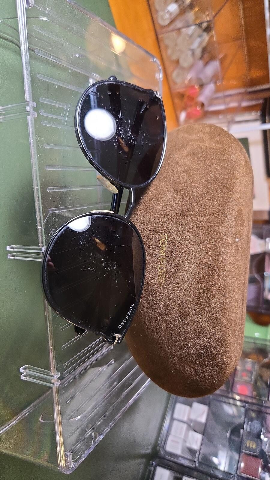 Tom Ford Tom Ford TF718-K Black Cat Eye Sunglasses w/COA Size ONE SIZE - 7 Thumbnail