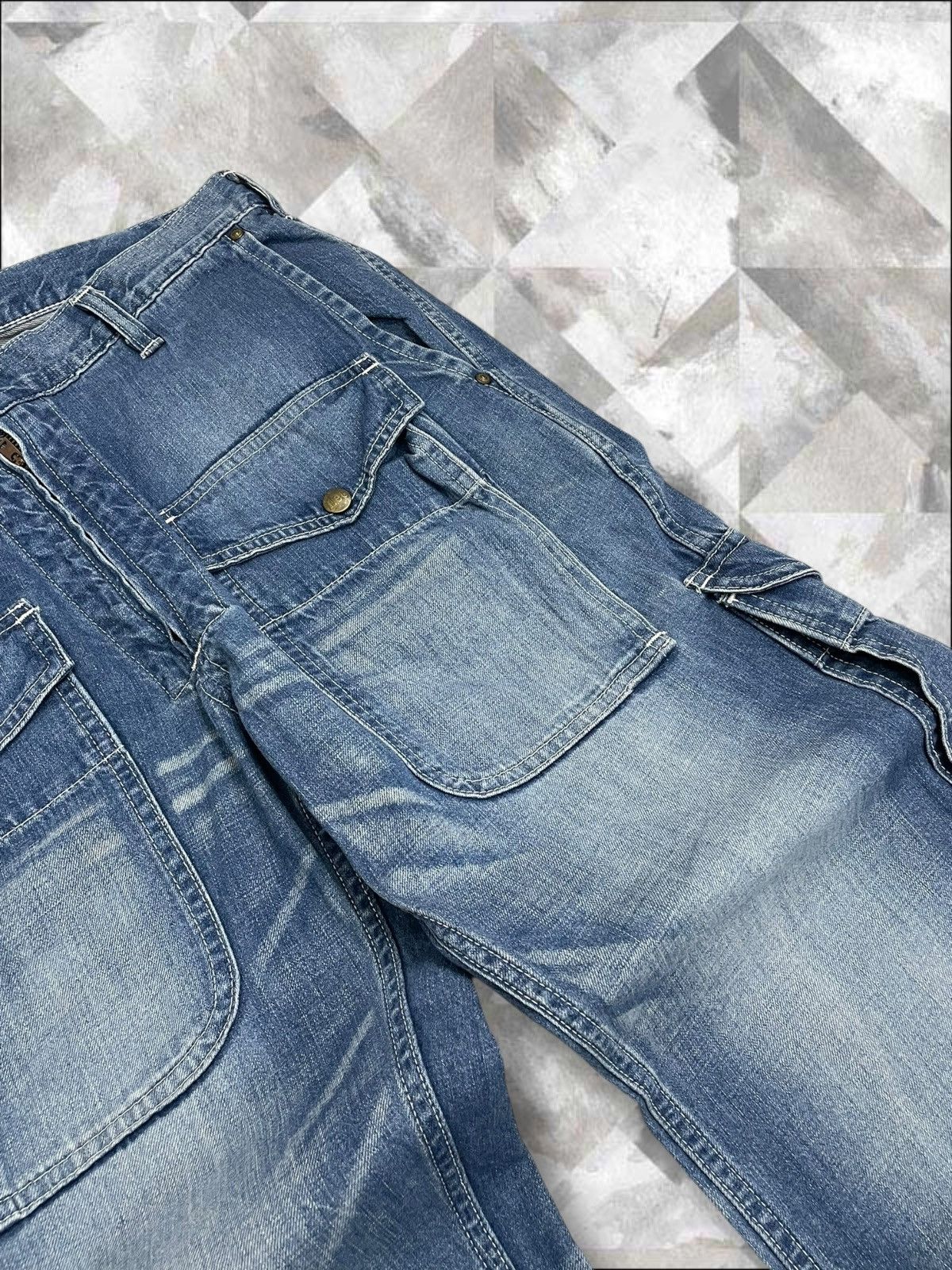 Lee Vintage 1990s Designer Lee Bush Pant Baggy Rare Style Size US 32 / EU 48 - 9 Thumbnail