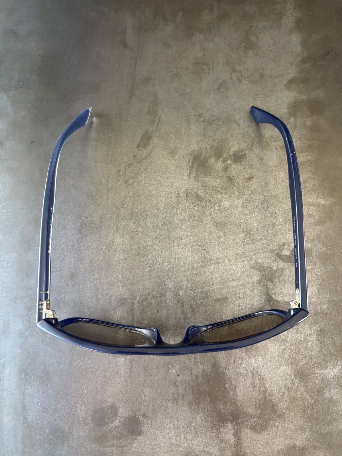 RayBan Ray-Ban Sunglasses RB4147 Made in Italy Blue Sport Boyfriend Size ONE SIZE - 8 Thumbnail