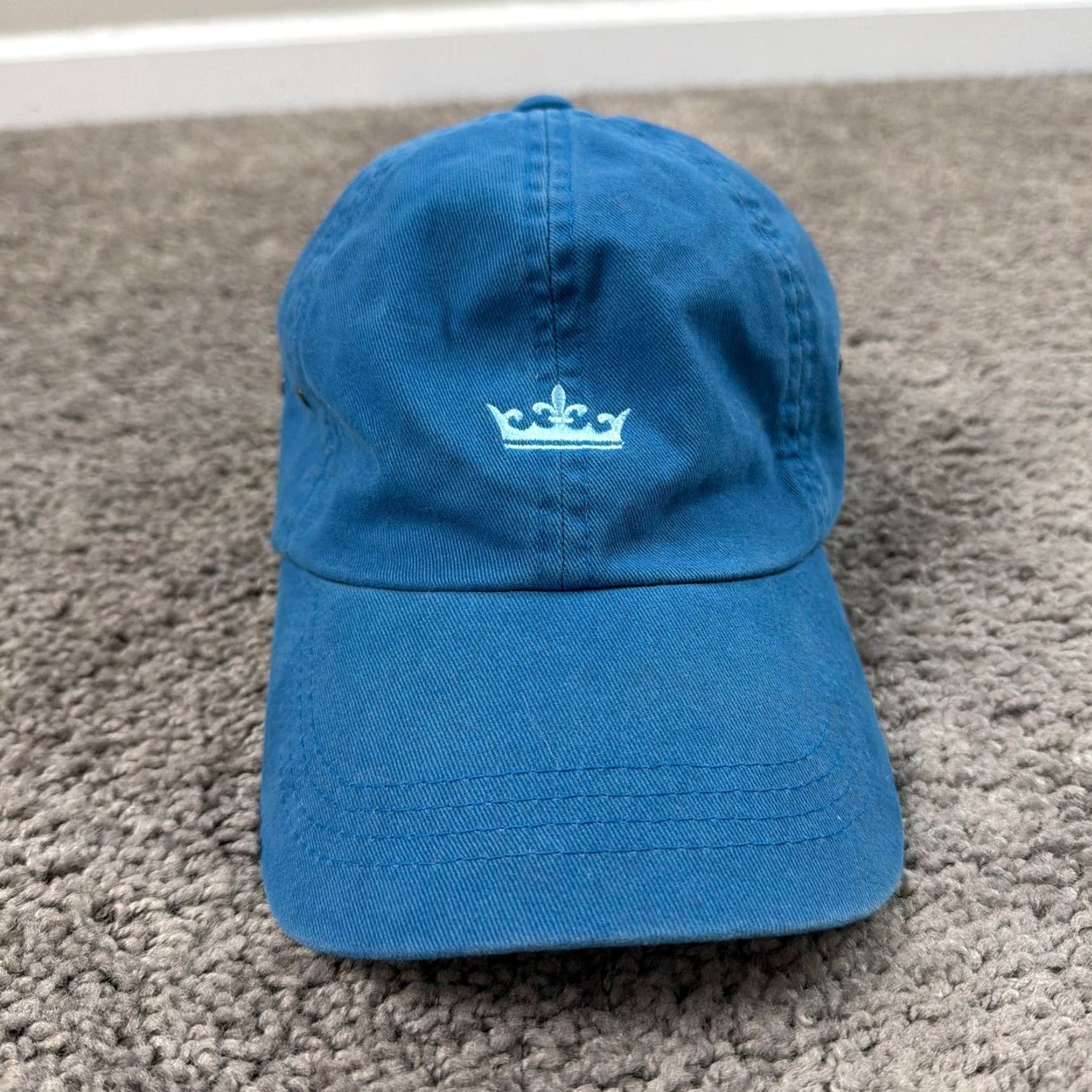 Peter Millar Peter Millar Cap Hat Mens One Size Blue Adjustable 100% Cotton Baseball Style Casual Hat Size ONE SIZE - 2 Thumbnail