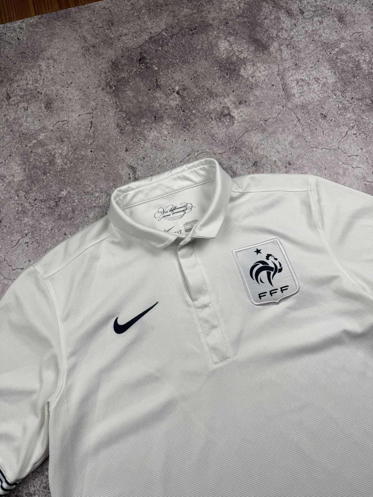 Nike VINTAGE NIKE FRANCE 2012/13 FOOTBALL Y2K SHIRT SOCCER JERSEY Size US L / EU 52-54 / 3 - 2 Thumbnail