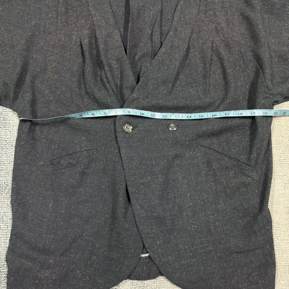 45rpm Vtg🔥45rpm Kimono Coat Style Double Breasted Salt & Pepper Size US M / EU 48-50 / 2 - 17 Thumbnail