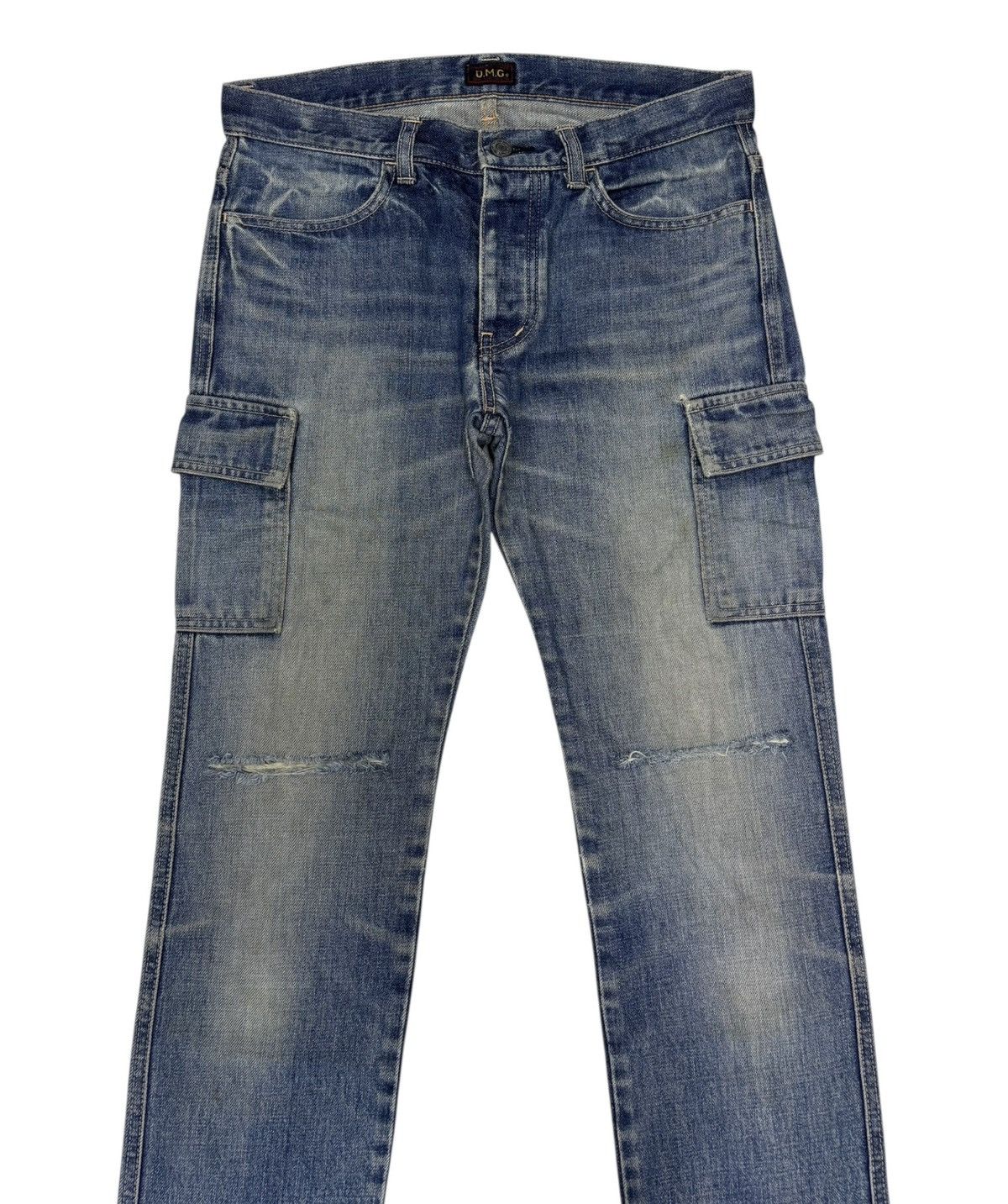 Kapital DMG DOMINGO DENIM CARGO JEANS Size 30" / US 8 / IT 44 - 5 Thumbnail