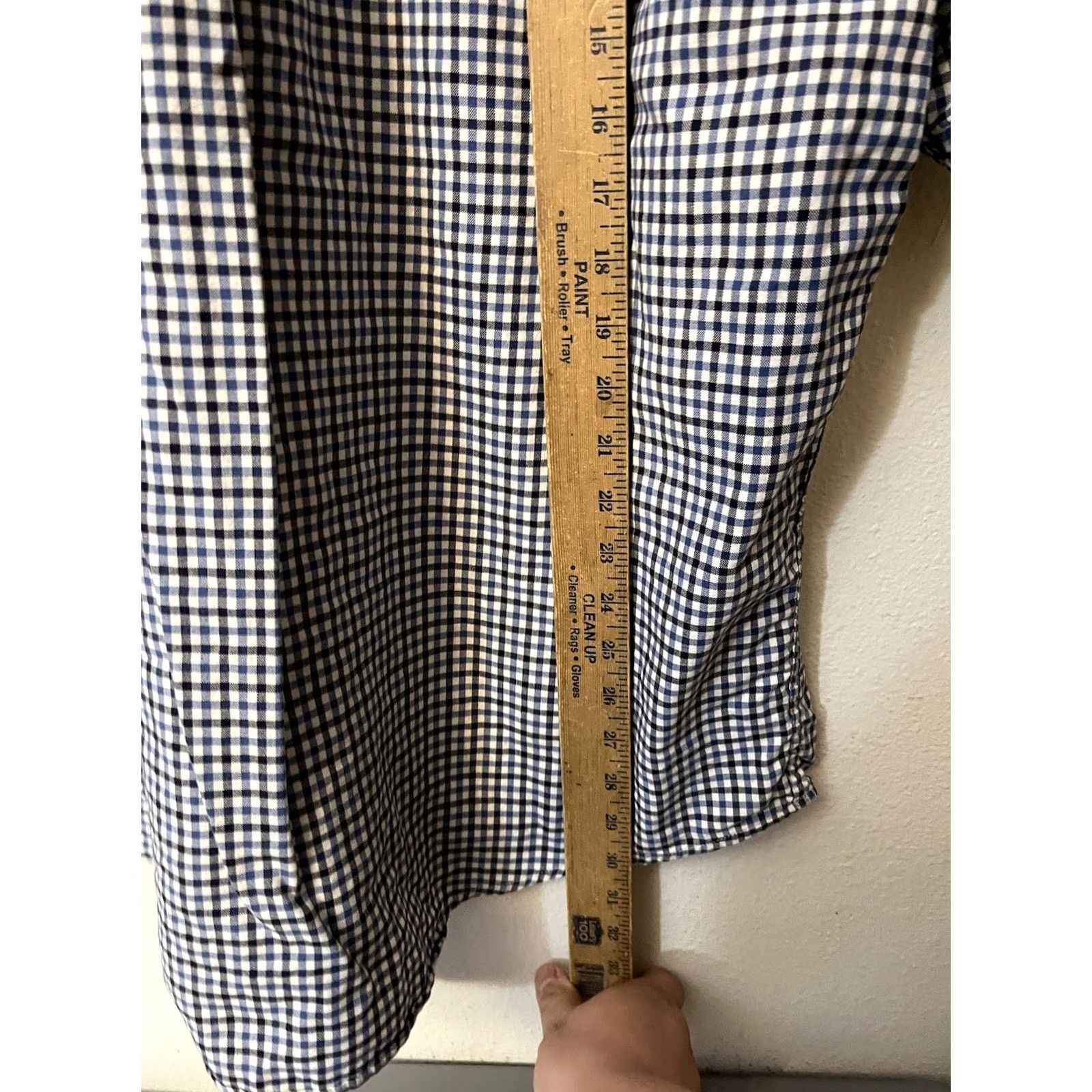 Eddie Bauer Eddie Bauer Shirt Men's Size Large Blue Gingham Short Sleeve Button Size US L / EU 52-54 / 3 - 4 Thumbnail