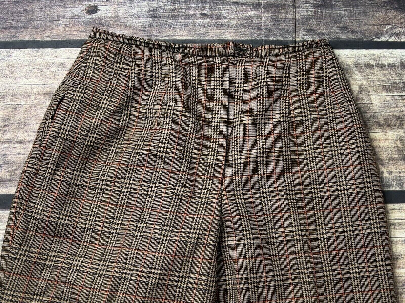 Harve Benard Harve Benard Wool Dress Pants Women's 10 Pleated Russia Size 32" / US 10 / IT 46 - 4 Thumbnail