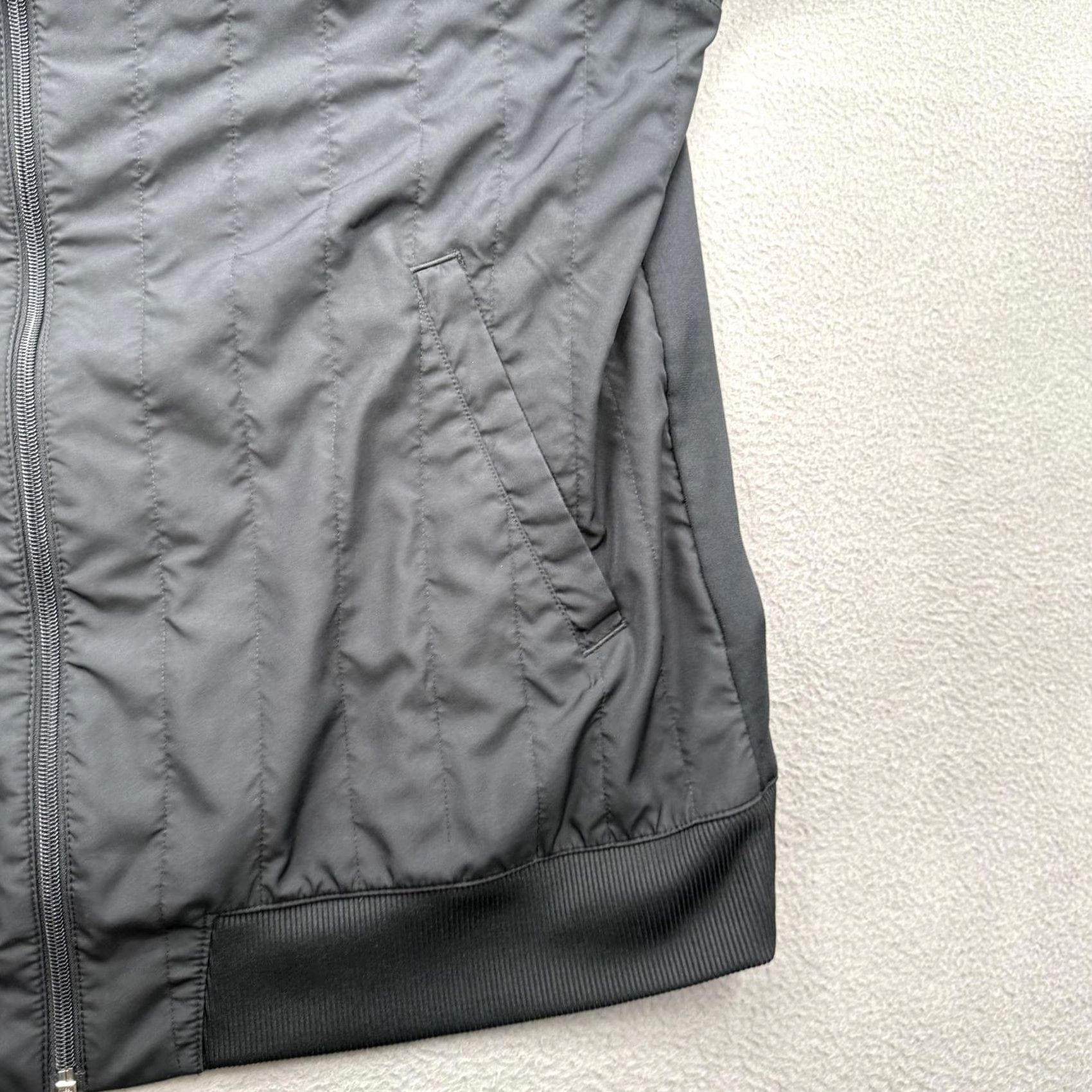 Adidas Adidas Track Jacket Mens Large Black White 3-Stripes Full Zip Athletic Training Jacket Mens L Black White 3-Stripes Full Zip Pockets fleece-free Size US L / EU 52-54 / 3 - 7 Thumbnail