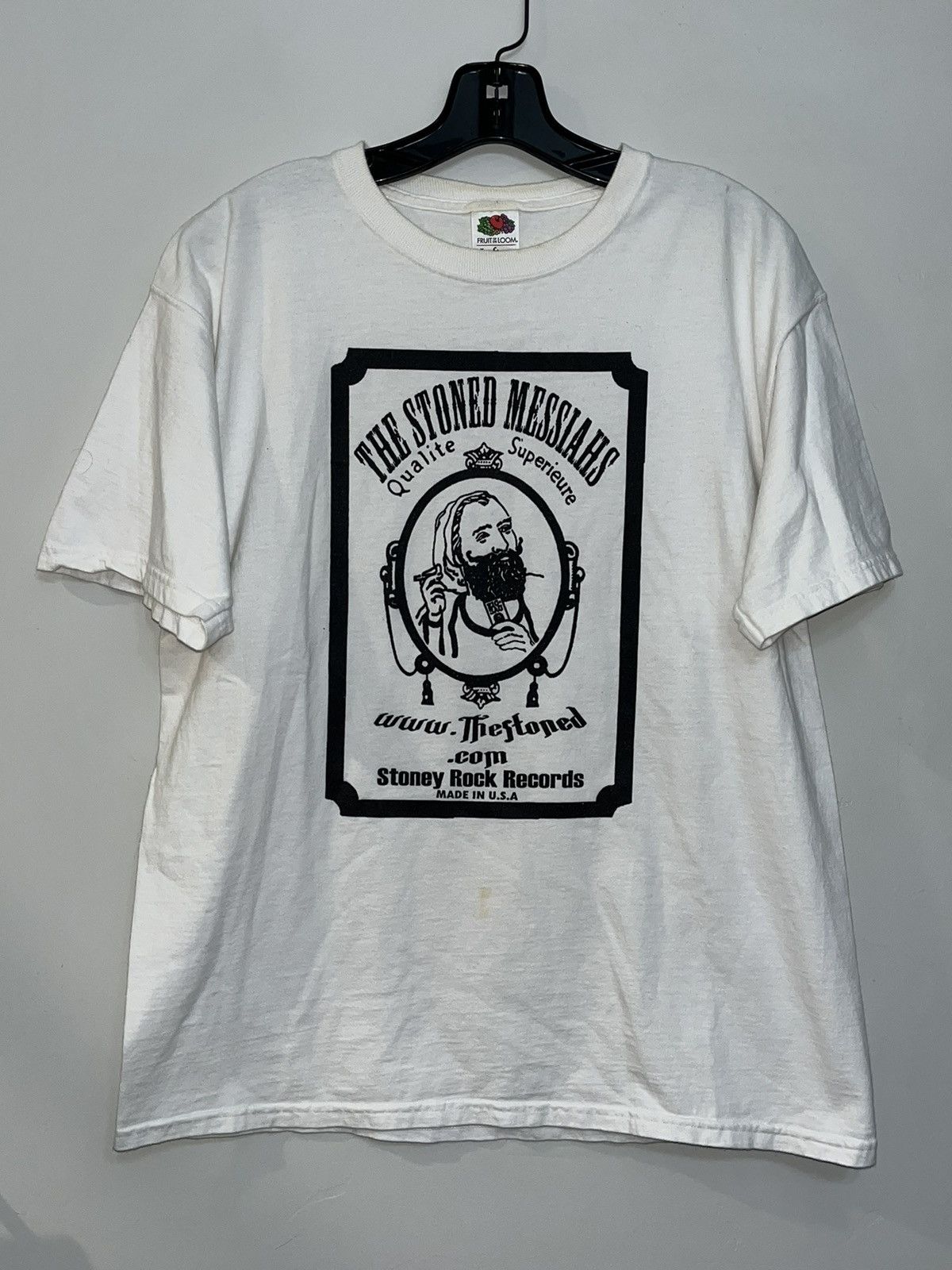 Unsound Rags × Vintage Crazy Y2K Faded Thrashed Baggy Skater Grunge Zig Zag ERD Tee Size US L / EU 52-54 / 3 - 1 Thumbnail