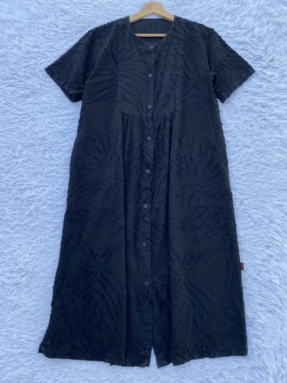 Issey Miyake Rare Haat by Issey Miyake Maxi Black Dress Size M / US 6-8 / IT 42-44 - 7 Thumbnail