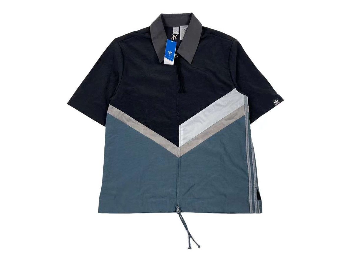 Adidas × Song For The Mute Song For The Mute x Adidas Zip-Up Short-Sleeves Shirt Size US S / EU 44-46 / 1 - 1 Thumbnail