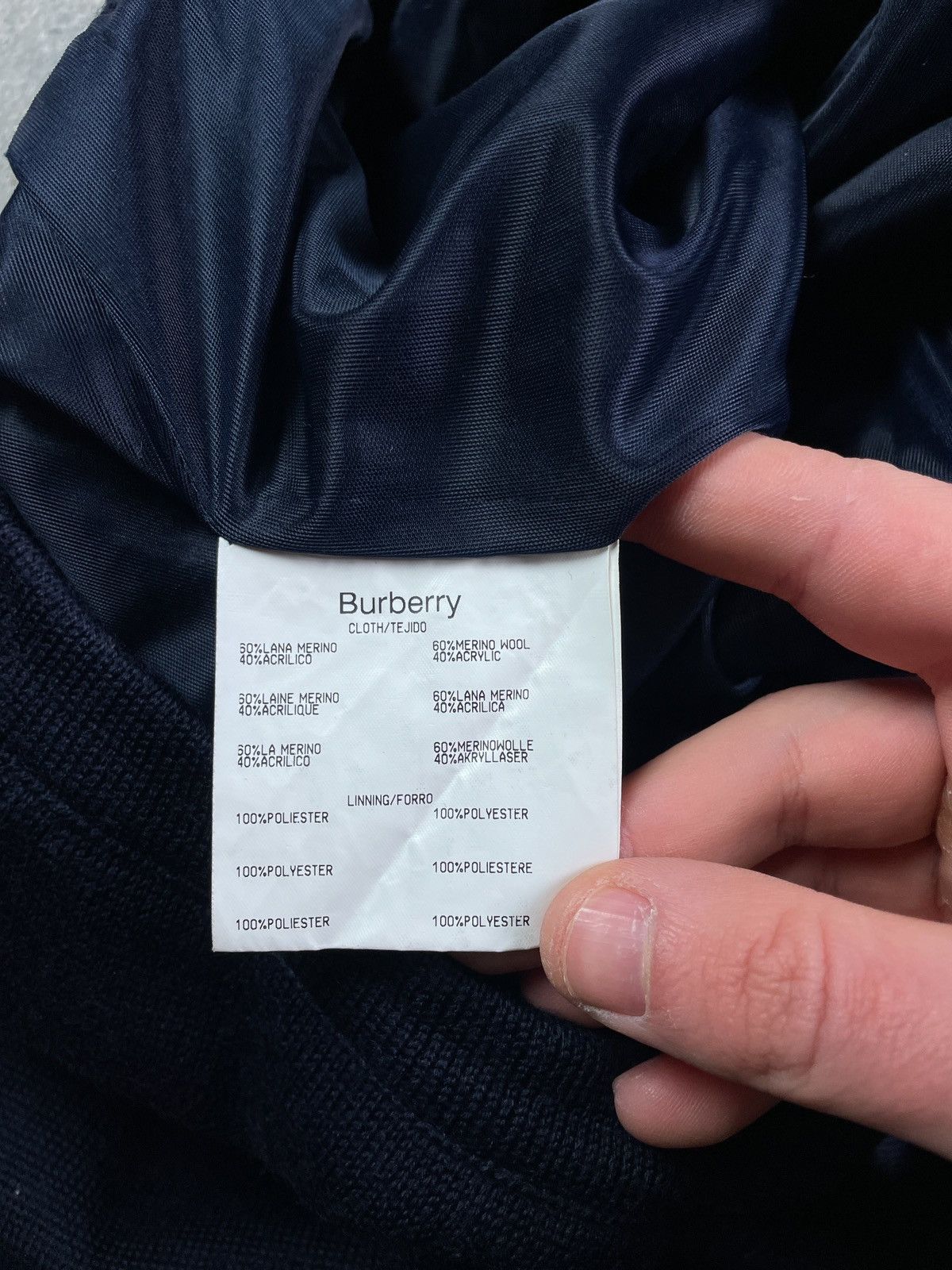 Burberry × Vintage Vintage Y2K burberry wool midi skirt Size 34" / US 12 / IT 48 - 4 Thumbnail
