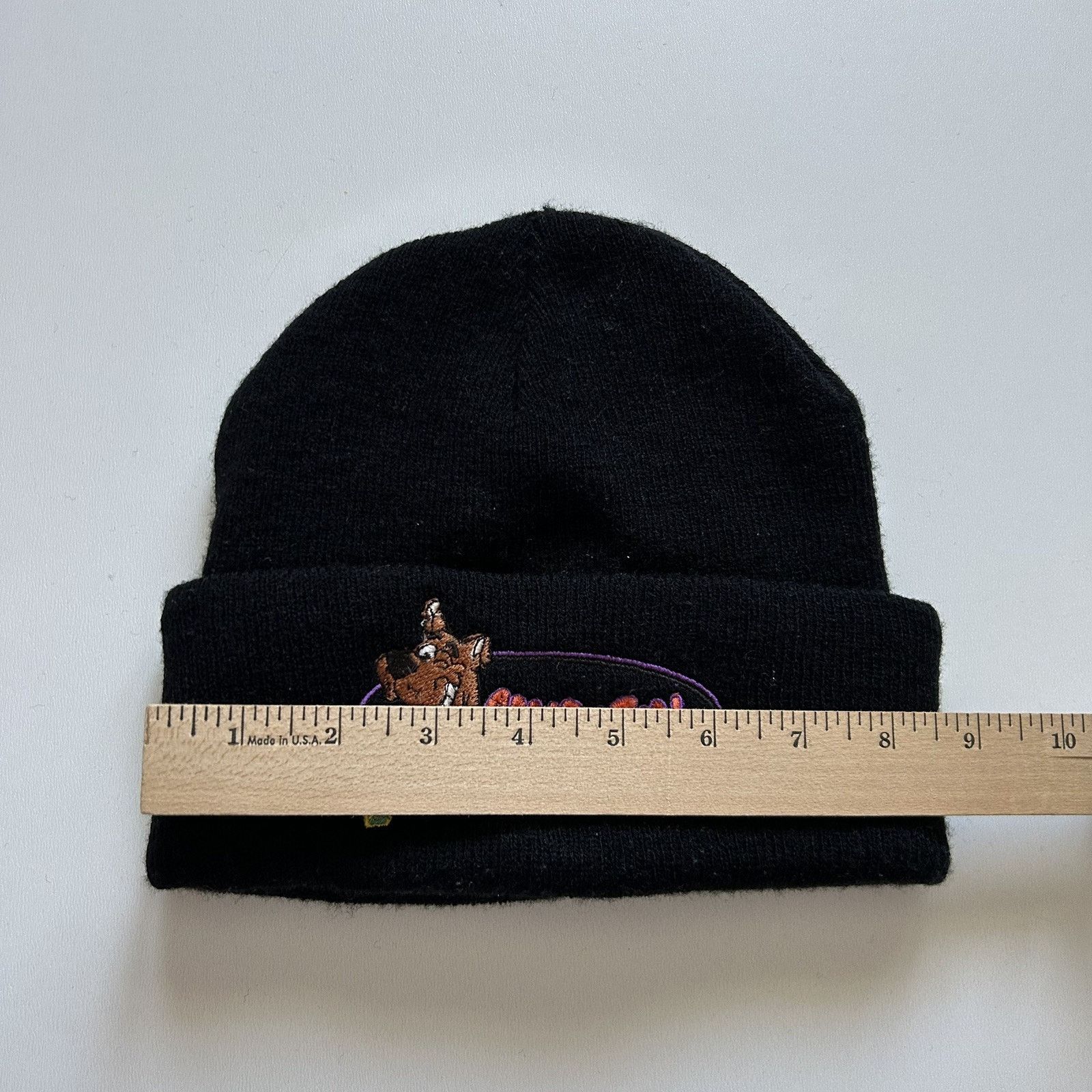 Cartoon Network Vintage 90s Scooby-Doo! Cartoon Network Beanie Hat Black USA Size ONE SIZE - 3 Thumbnail