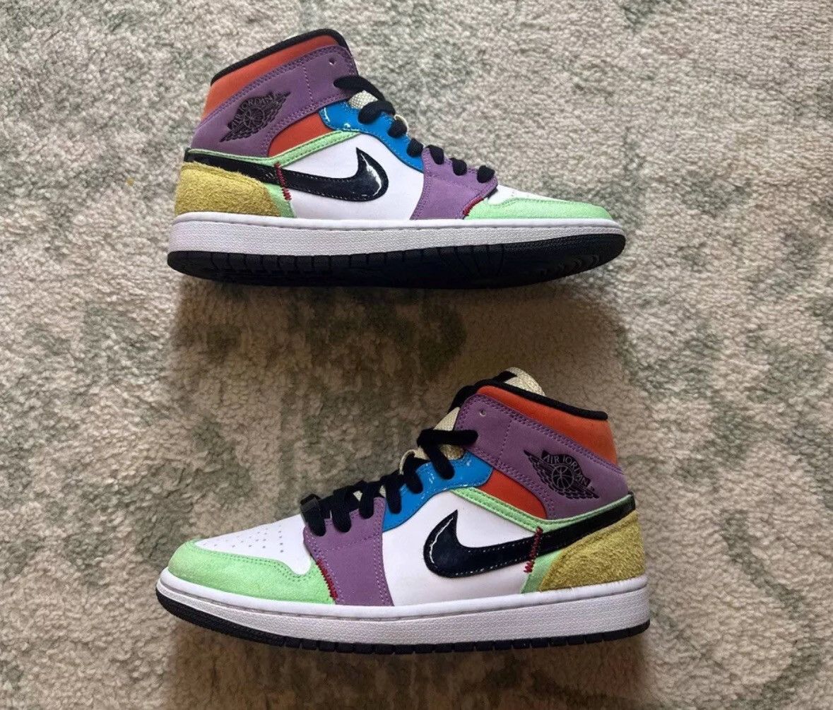 Jordan Brand Air Jordan 1 SE Mid Lightbulb W Size US 8.5 / IT 38.5 - 2 Thumbnail