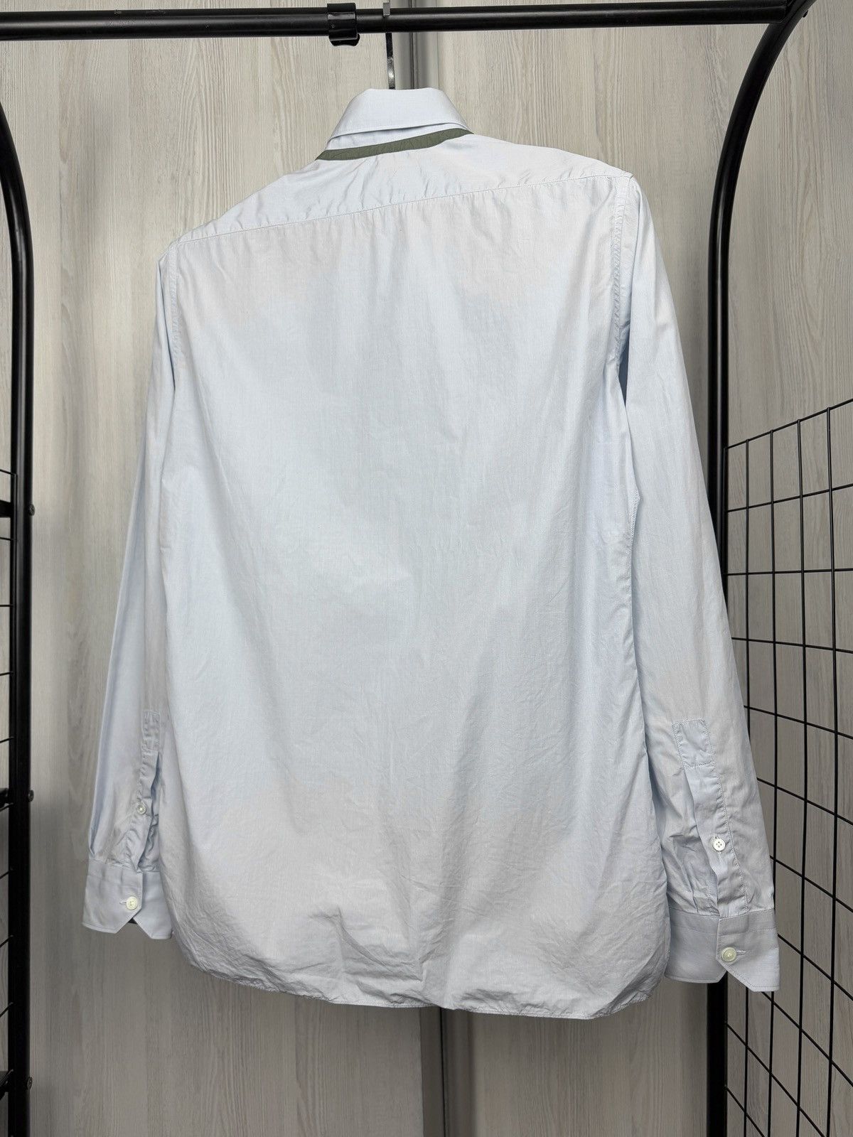 Lanvin Lanvin blue double collar long sleeve shirt Size US S / EU 44-46 / 1 - 8 Thumbnail