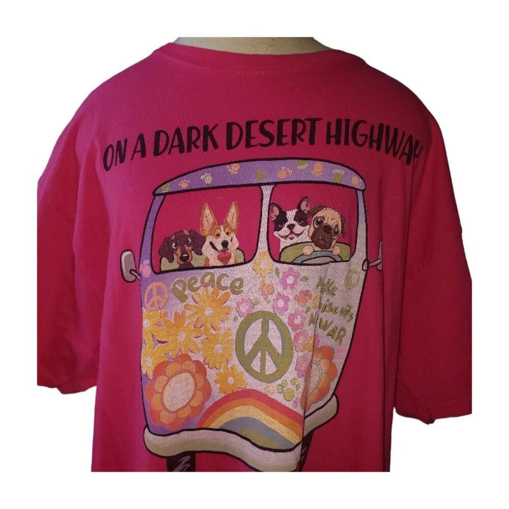 Fruit Of The Loom CT1644 Graphic Ladies Tee "On a dark Desert Highway" XL Size XL / US 12-14 / IT 48-50 - 2 Thumbnail