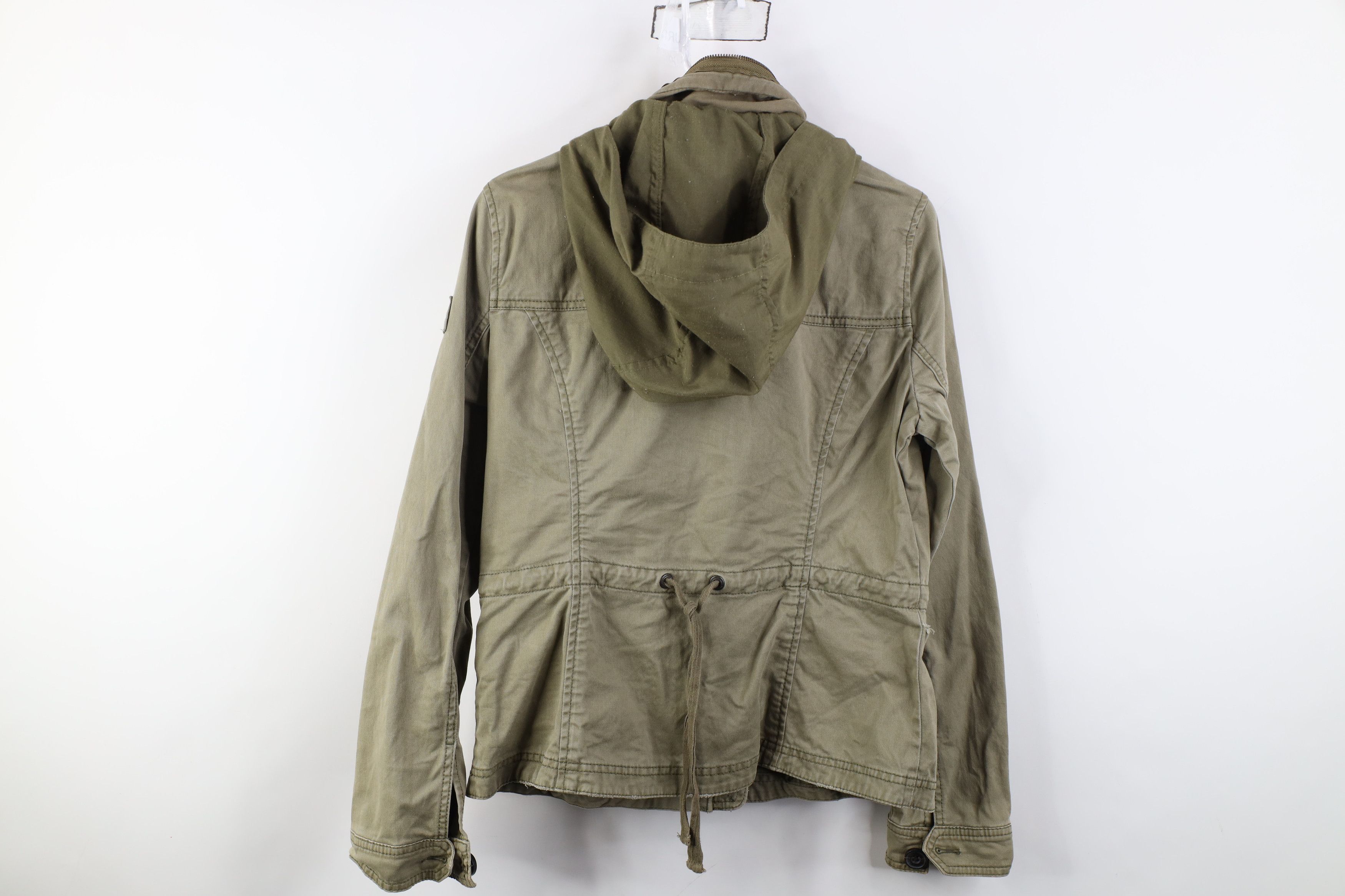 Abercrombie & Fitch Vintage 90s Y2K Abercrombie & Fitch Military Field Jacket Size L / US 10 / IT 46 - 15 Thumbnail