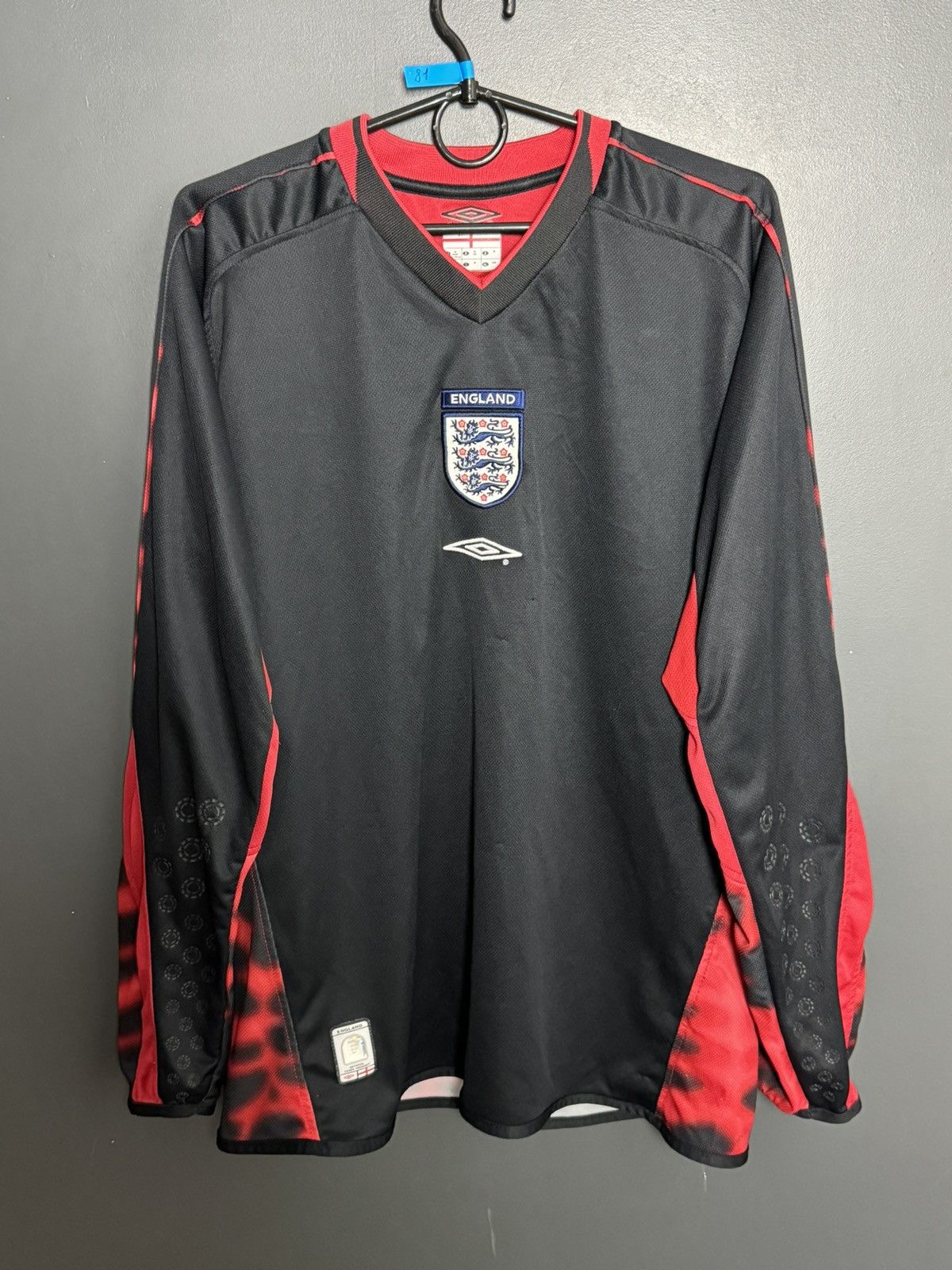 Umbro England National Team 03/05 Goalkeeper Football Jersey Size US M / EU 48-50 / 2 - 1 Thumbnail