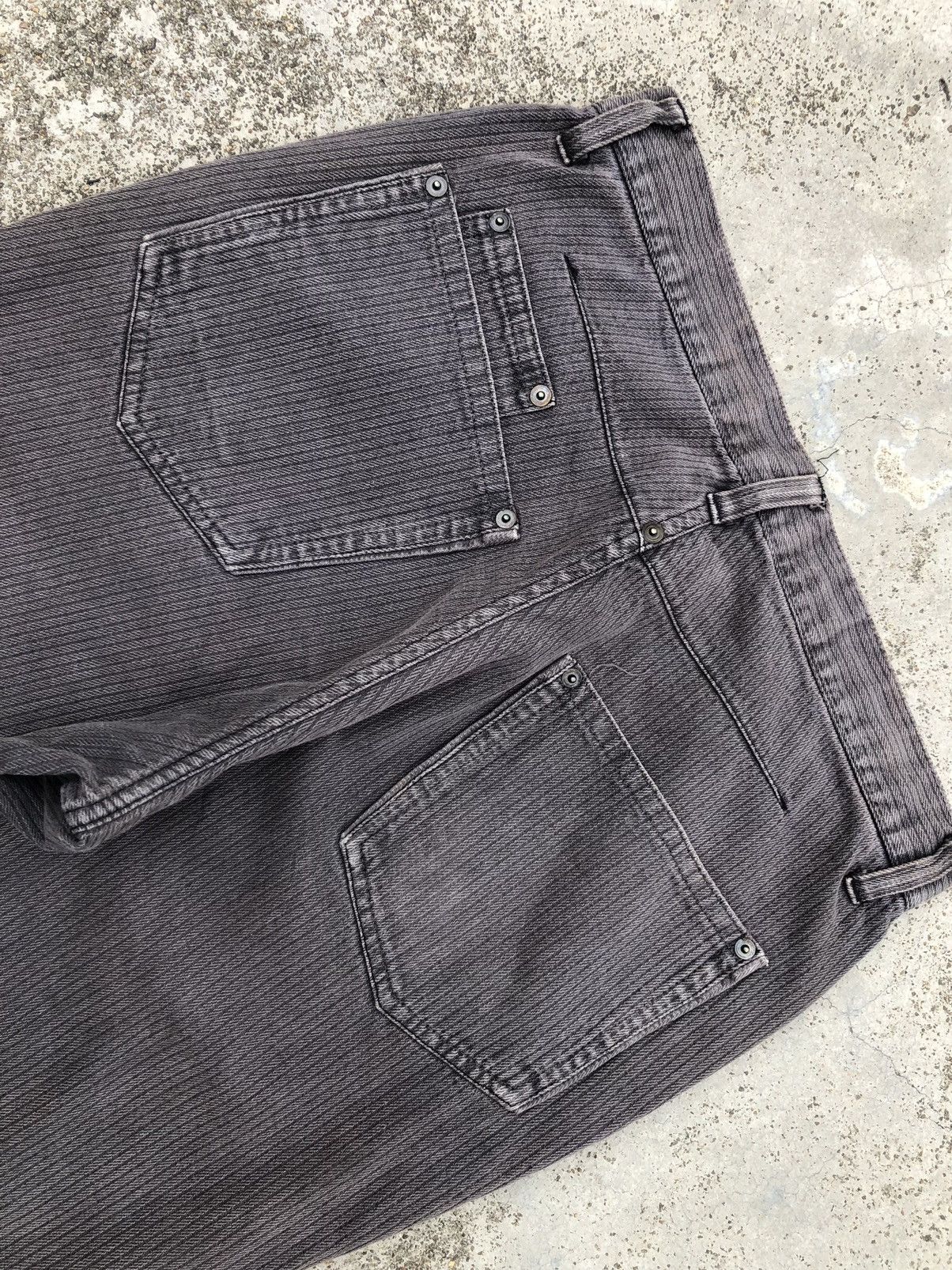 Japanese Brand WIDE LEG FADED GREY JEANS BY B. a-Dieu Size US 30 / EU 46 - 8 Thumbnail