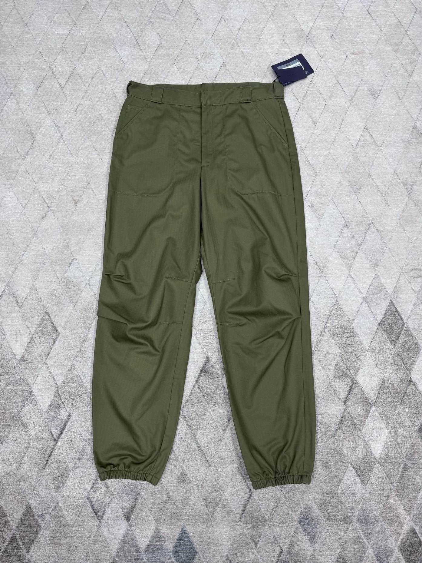Prada Prada Herringbone Cotton Casual Pants Size 52 Size US 36 / EU 52 - 1 Thumbnail