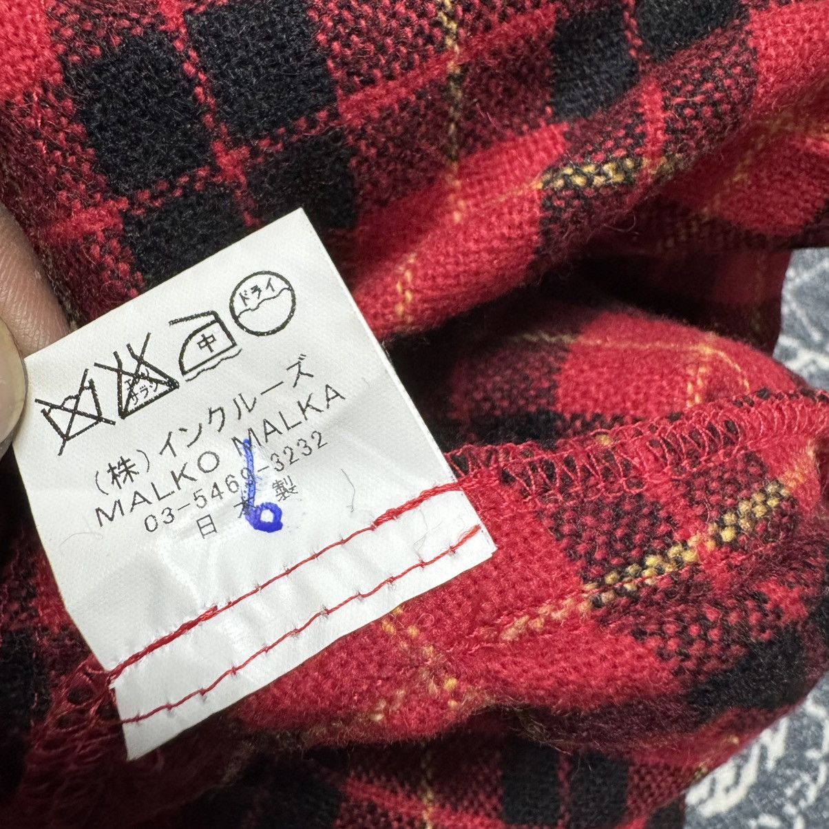 Mari's Rock MALKO MALKA Tartan Plaid Red Punk Trouser Size US 30 / EU 46 - 20 Thumbnail