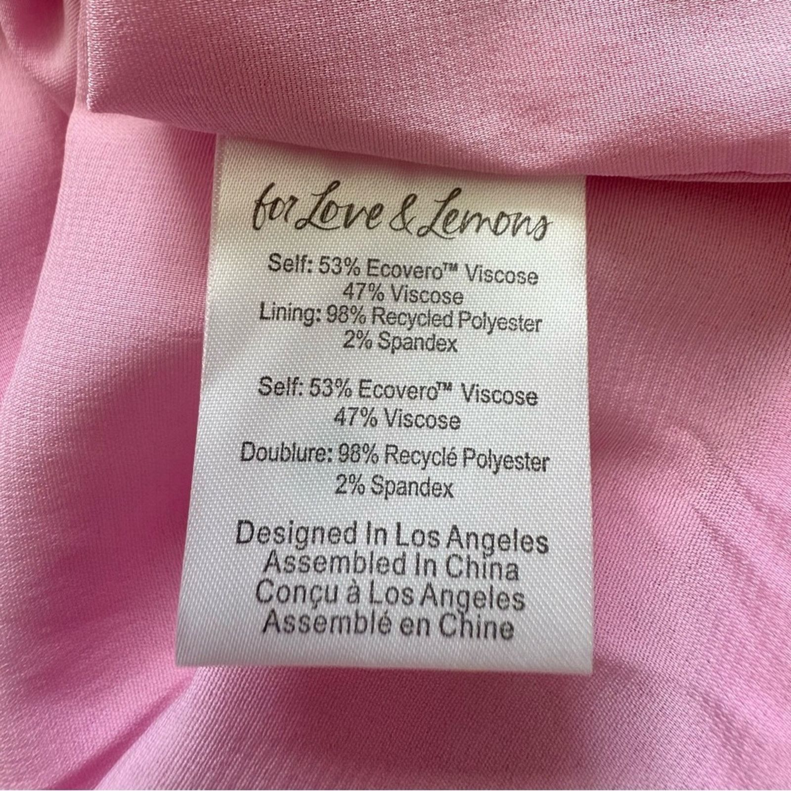 For Love & Lemons NWT!!! For love and lemons women pink dress size S 250$ Size S / US 4 / IT 40 - 11 Thumbnail