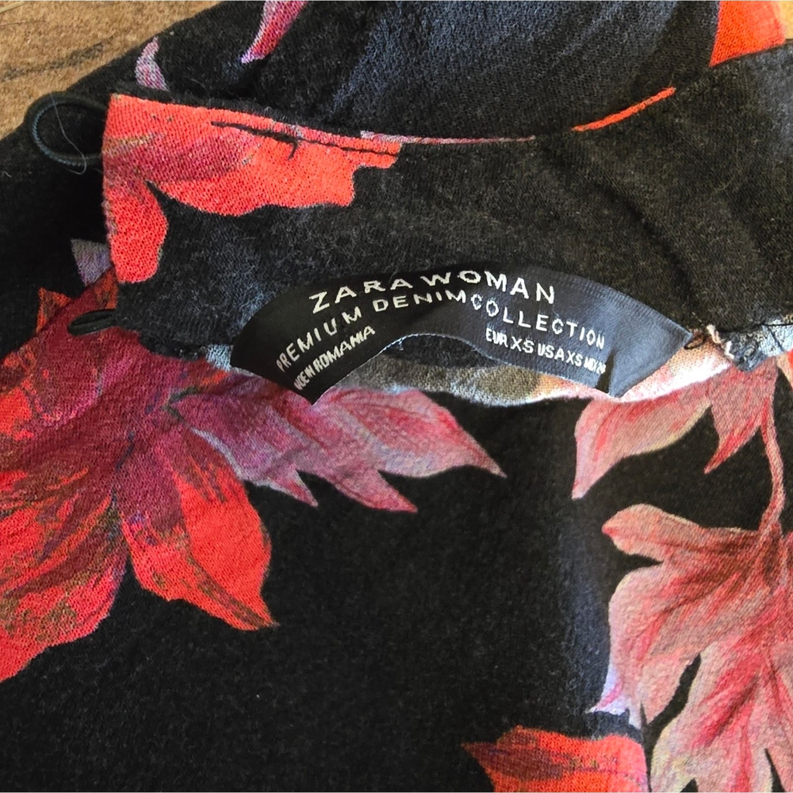Zara Multicolored Floral | ZARA | Oversized Midi Size XS / US 0-2 / IT 36-38 - 3 Thumbnail