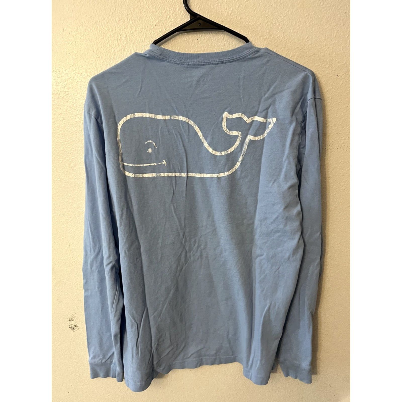 Vineyard Vines VINEYARD VINES Men's T-Shirt Logo Long Sleeve Blue Holiday Casual S Size US S / EU 44-46 / 1 - 3 Thumbnail