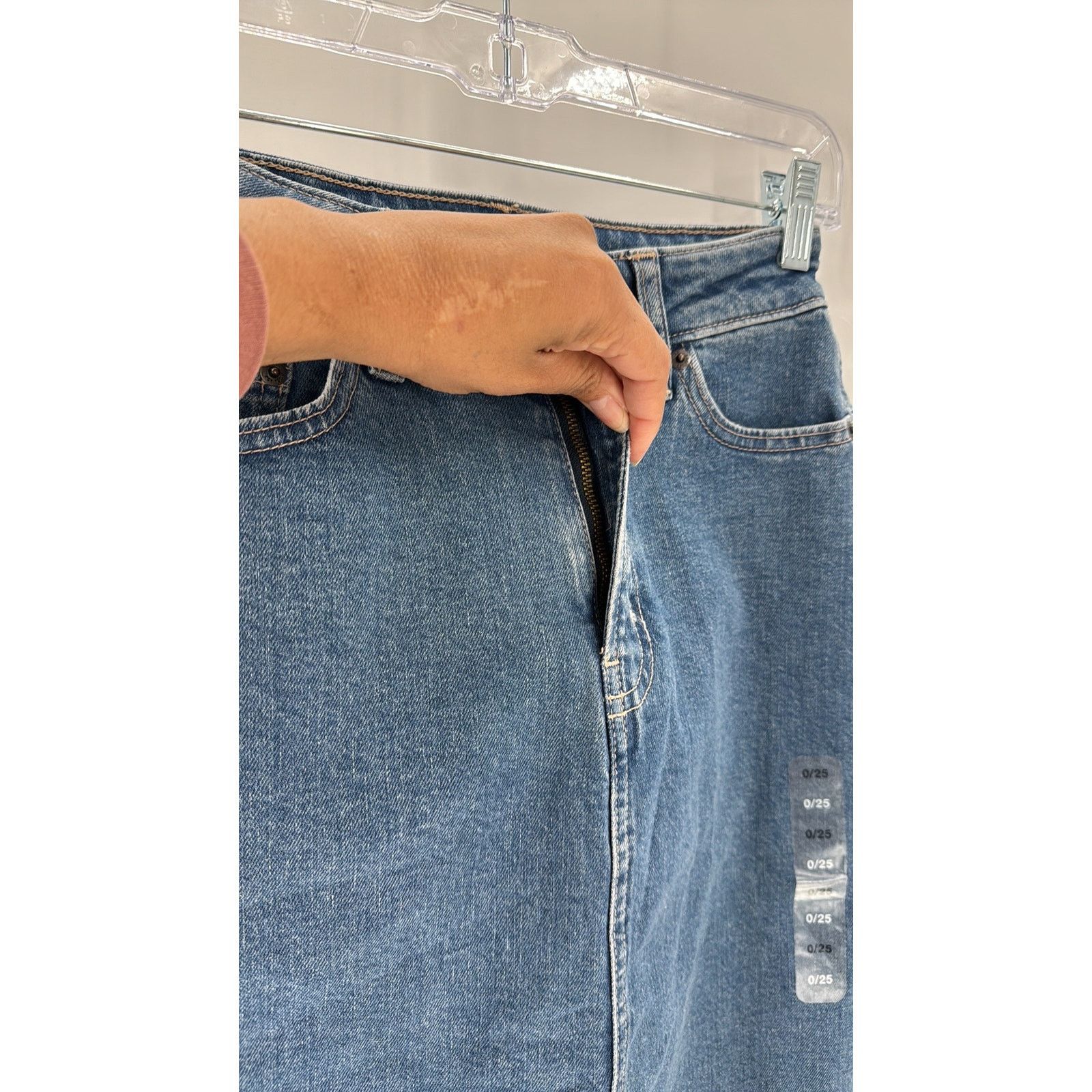 Gap GAP denim pencil skirt versatile casual western bohemian Size 25" / US 0 / IT 36 - 6 Thumbnail