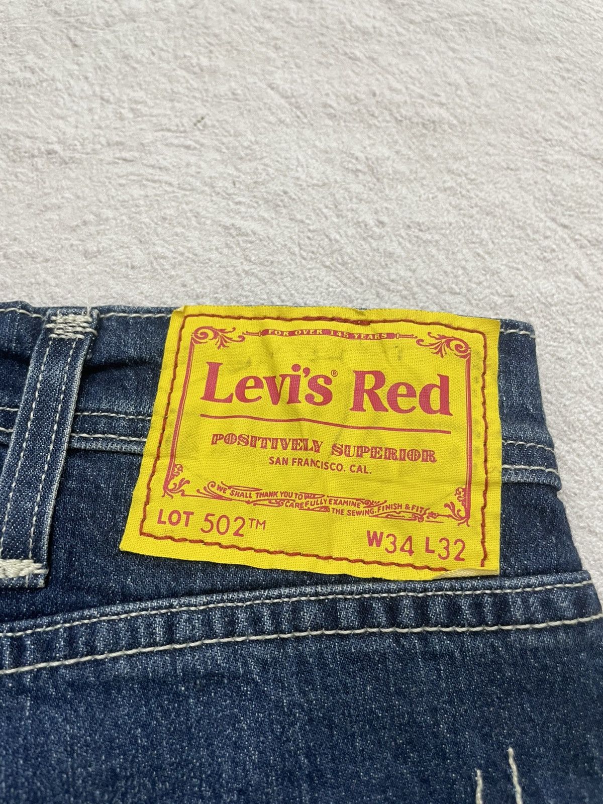 Levi's Vintage Clothing Levis Red San fransisco Vintage Denim Stonewash Y2K Size US 34 / EU 50 - 5 Thumbnail