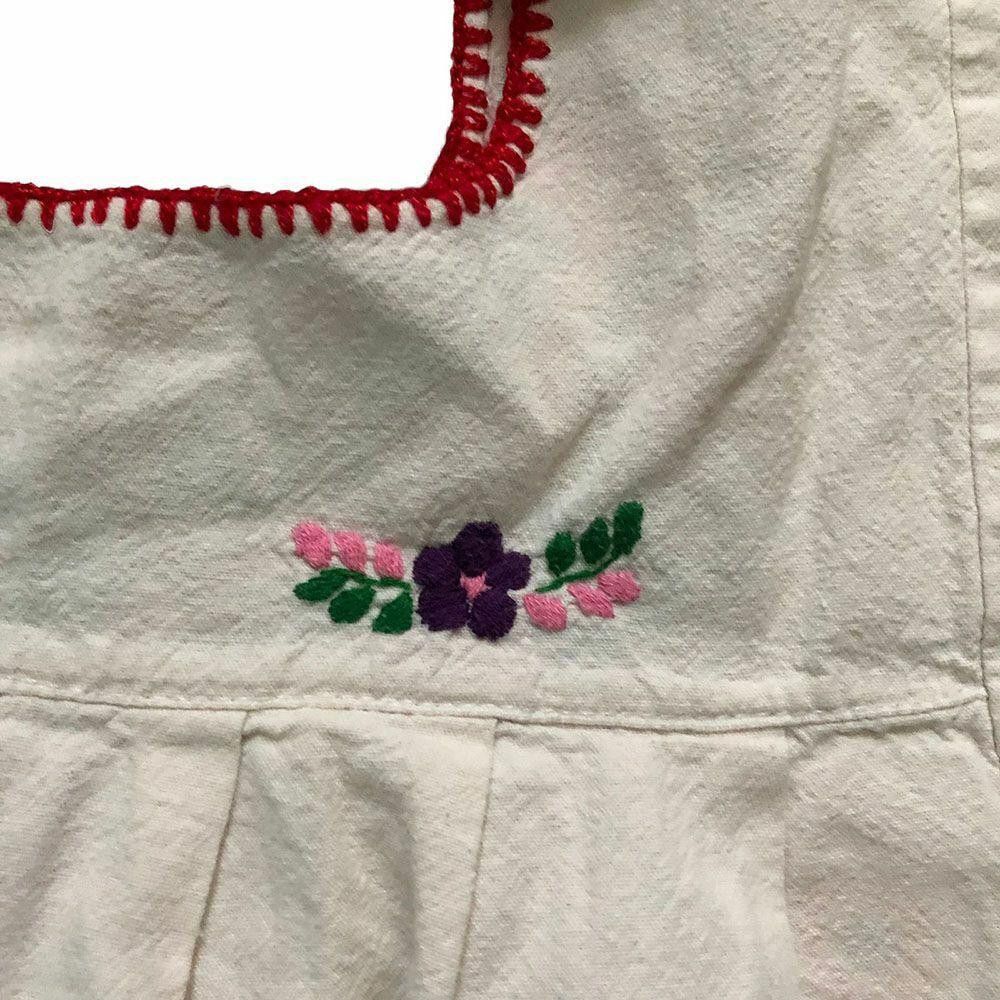 Designer Pre Owned Embroidered White Hand Made Blouse S Size S / US 4 / IT 40 - 3 Thumbnail