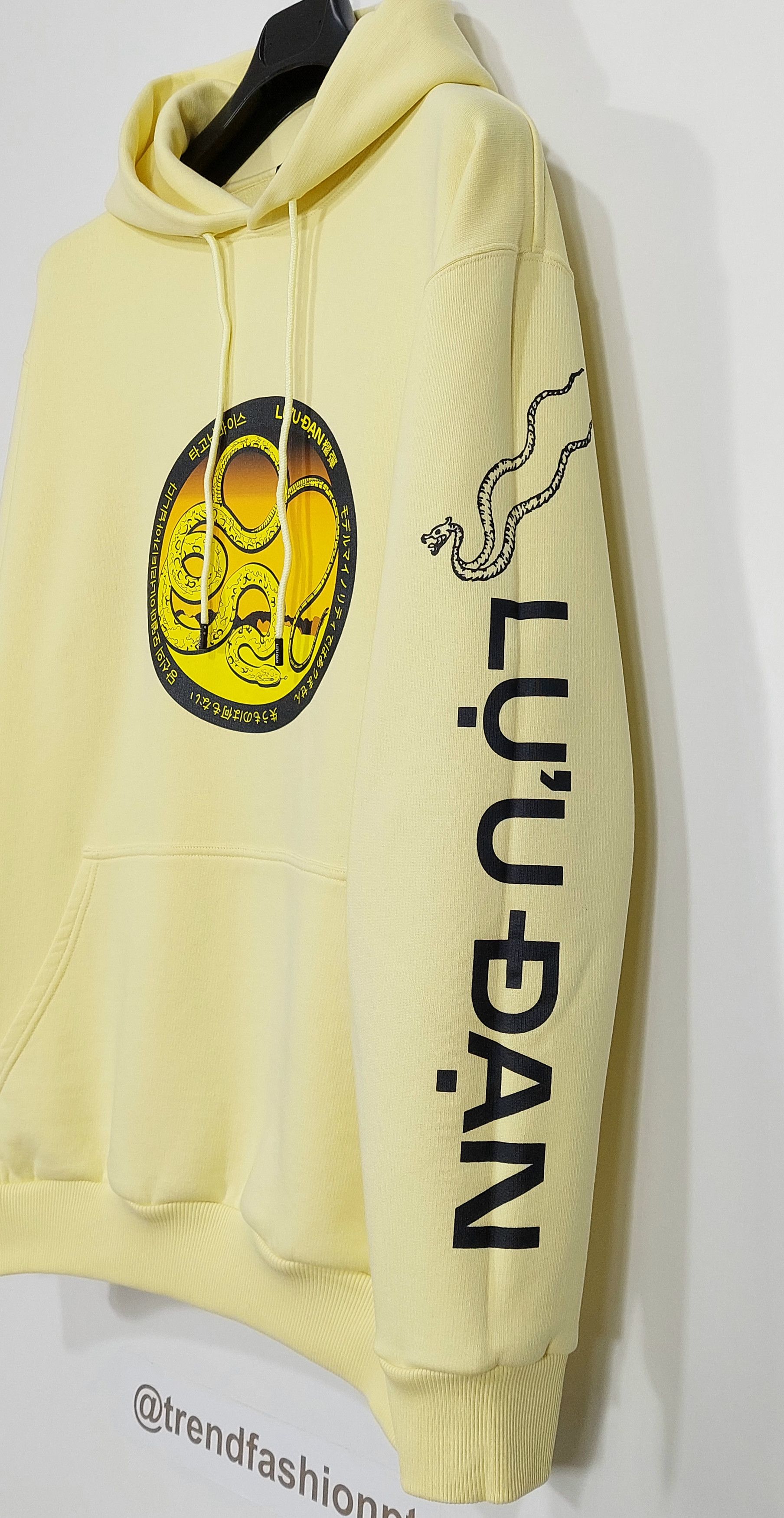 LUU DAN serpent emblem hoodie - yellow S Size US S / EU 44-46 / 1 - 5 Thumbnail