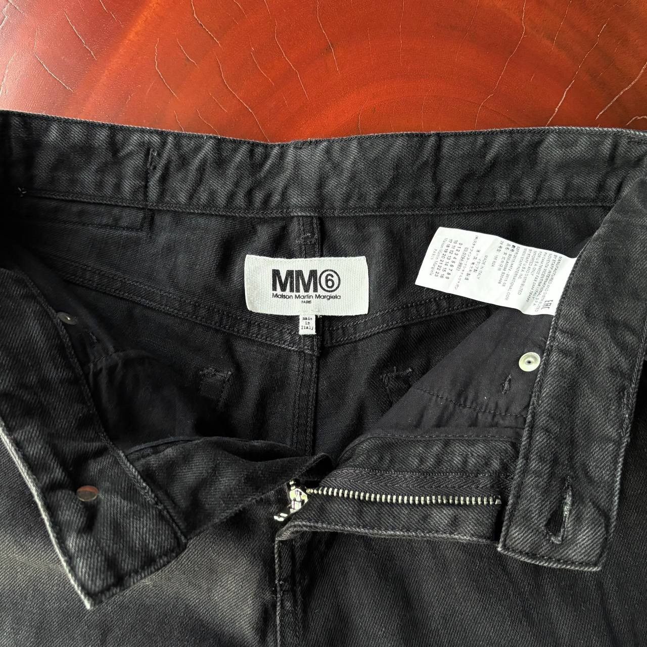 Maison Margiela Maison Martin Margiela Paris MM6 Black Denim Jeans Size US 29 - 10 Thumbnail