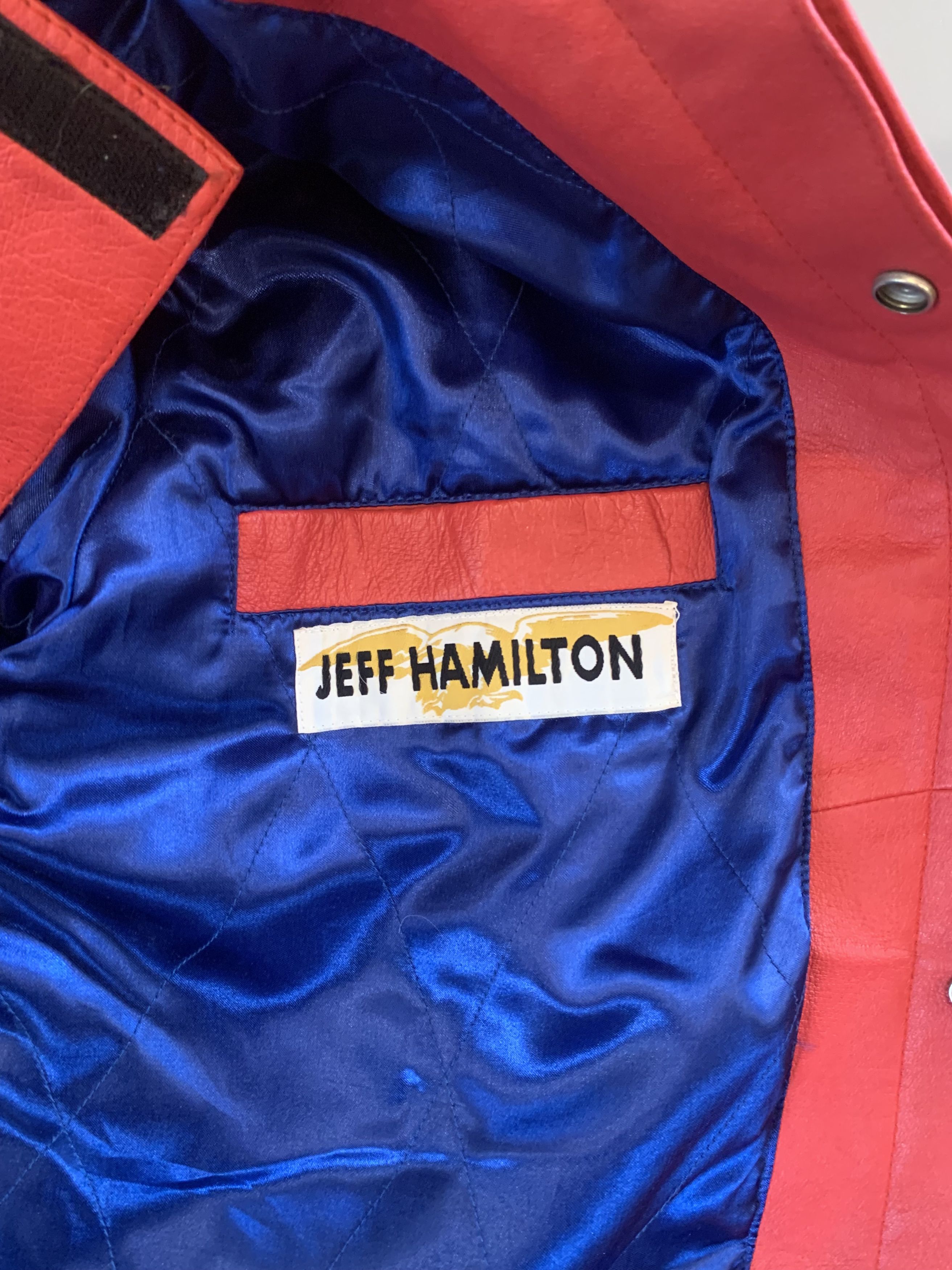 Jeff Hamilton RARE Jeff Hamilton NASCAR Genuine Leather Jacket Size US XL / EU 56 / 4 - 3 Thumbnail