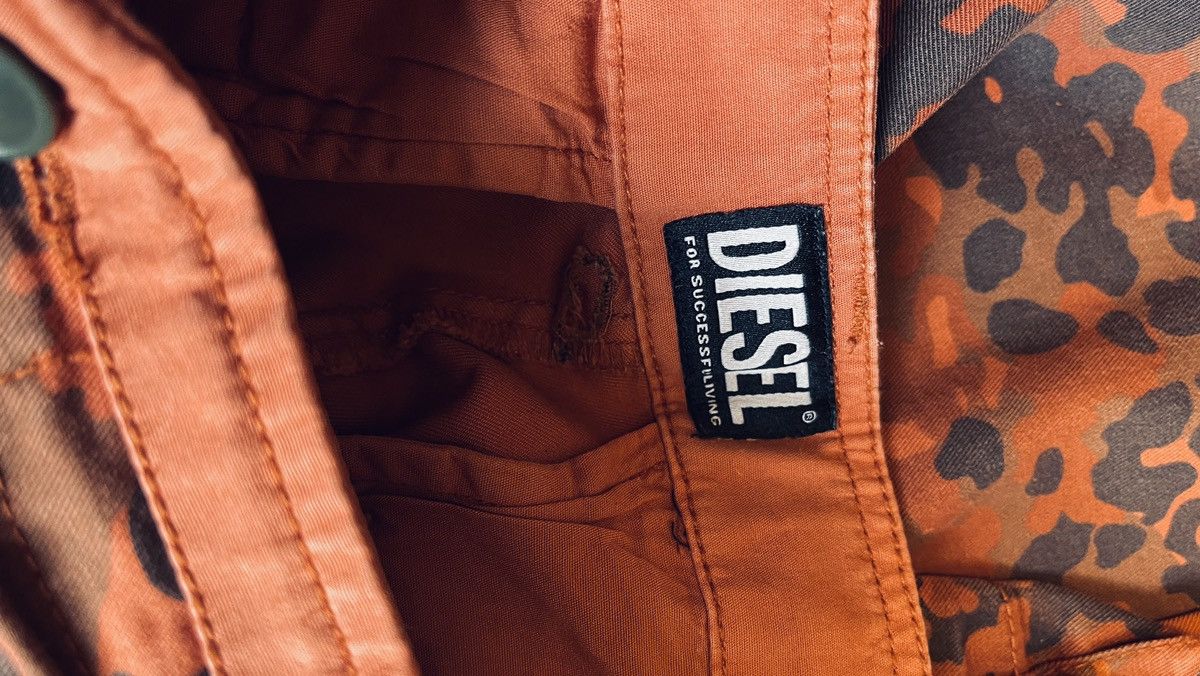 Diesel Baggy Cargo Wide Camo Pants Size US 31 - 3 Thumbnail