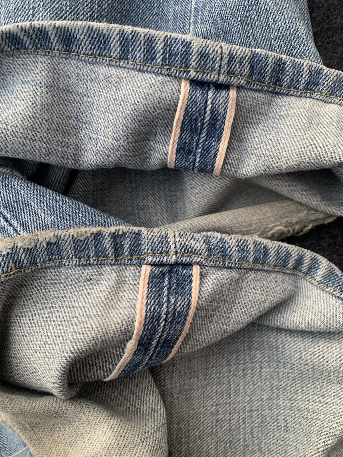 Edwin Baggy Edwin 505 selvedge.made In Japan 🇯🇵 Size US 31 - 11 Thumbnail