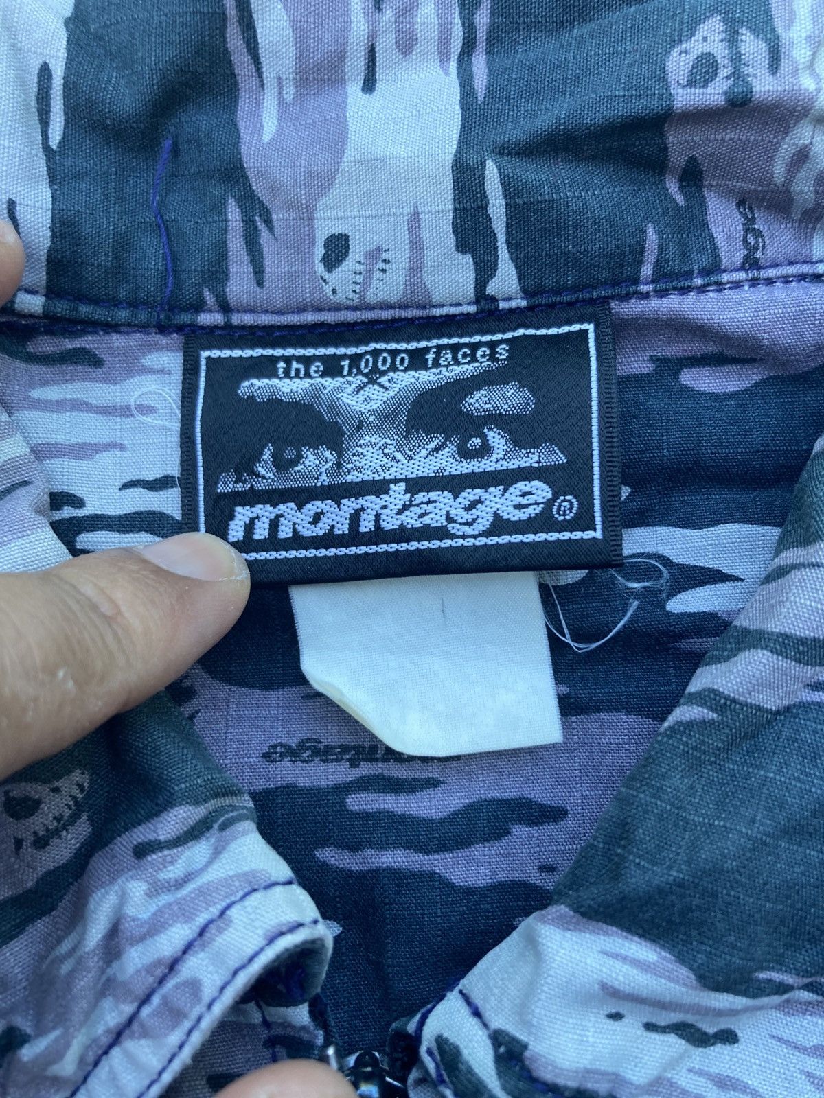 Montage Montage Camouflage M-65 Skull Overprint jacket Size US L / EU 52-54 / 3 - 4 Thumbnail