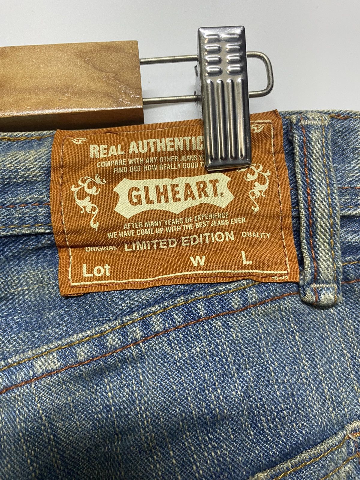 Designer × Japanese Brand GLHEART Japanese Brand Distressed Denim Jeans Limited Editio Size US 34 / EU 50 - 14 Thumbnail