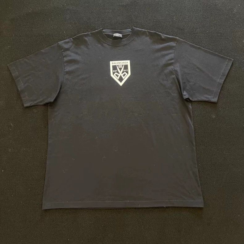 Balenciaga Balenciaga Black Scissor Short Sleeve Size US L / EU 52-54 / 3 - 1 Thumbnail