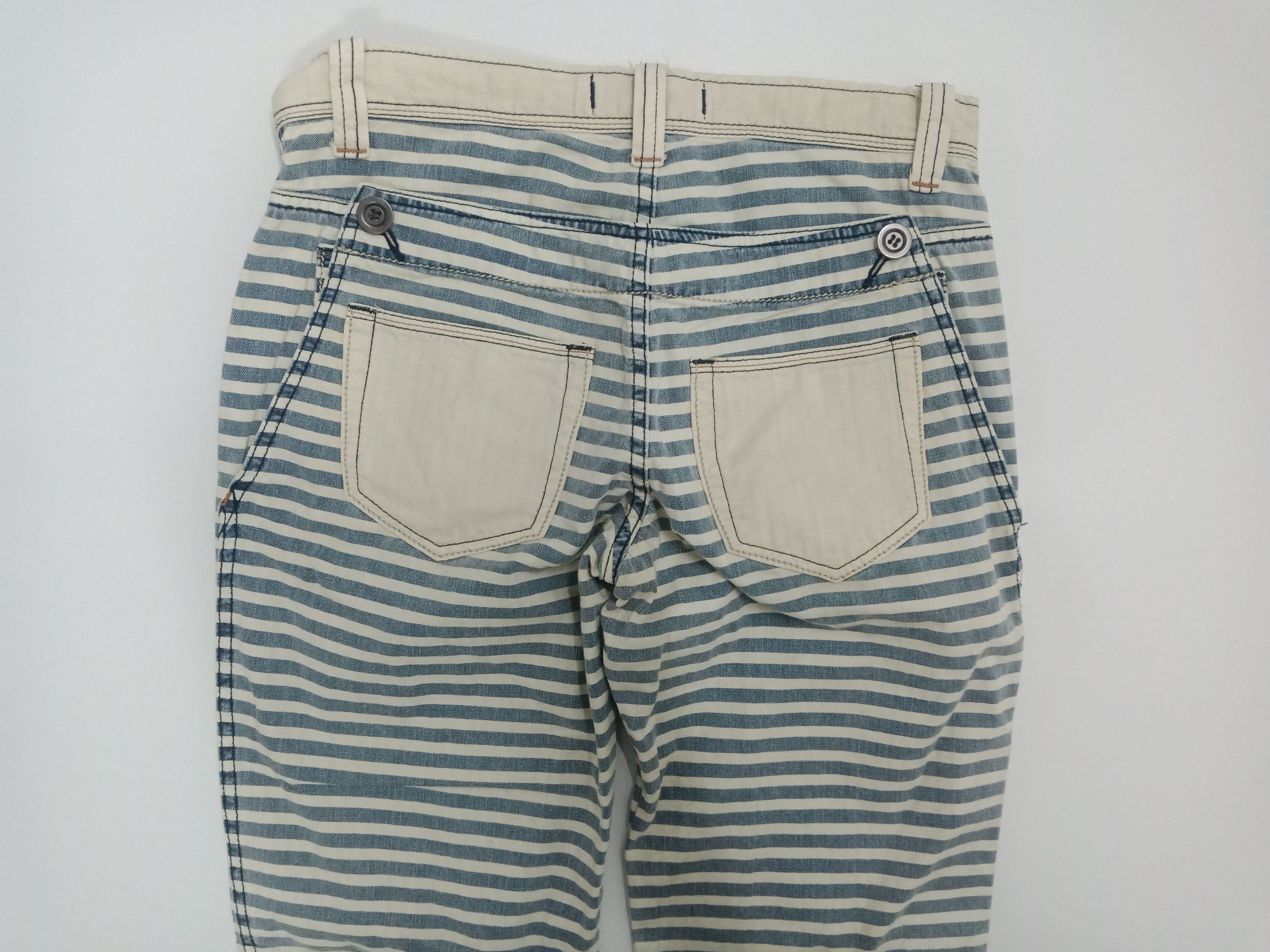 Japanese Brand Cube Sugar Prisoner Stripes Pants #P1 Size US 31 - 3 Thumbnail
