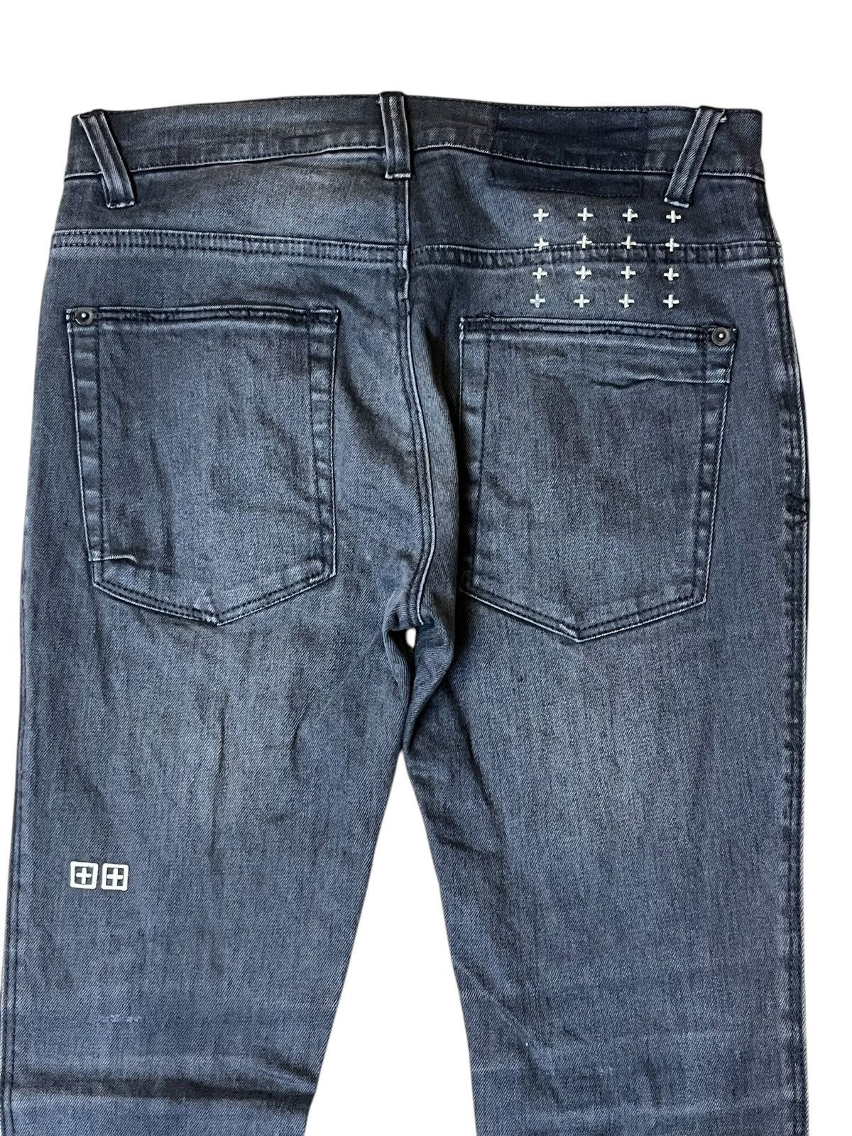 Ksubi FADED🔥KSUBI/TSUBI BLACK STRETCH COTTON SKINNY JEANS Size US 29 - 9 Thumbnail