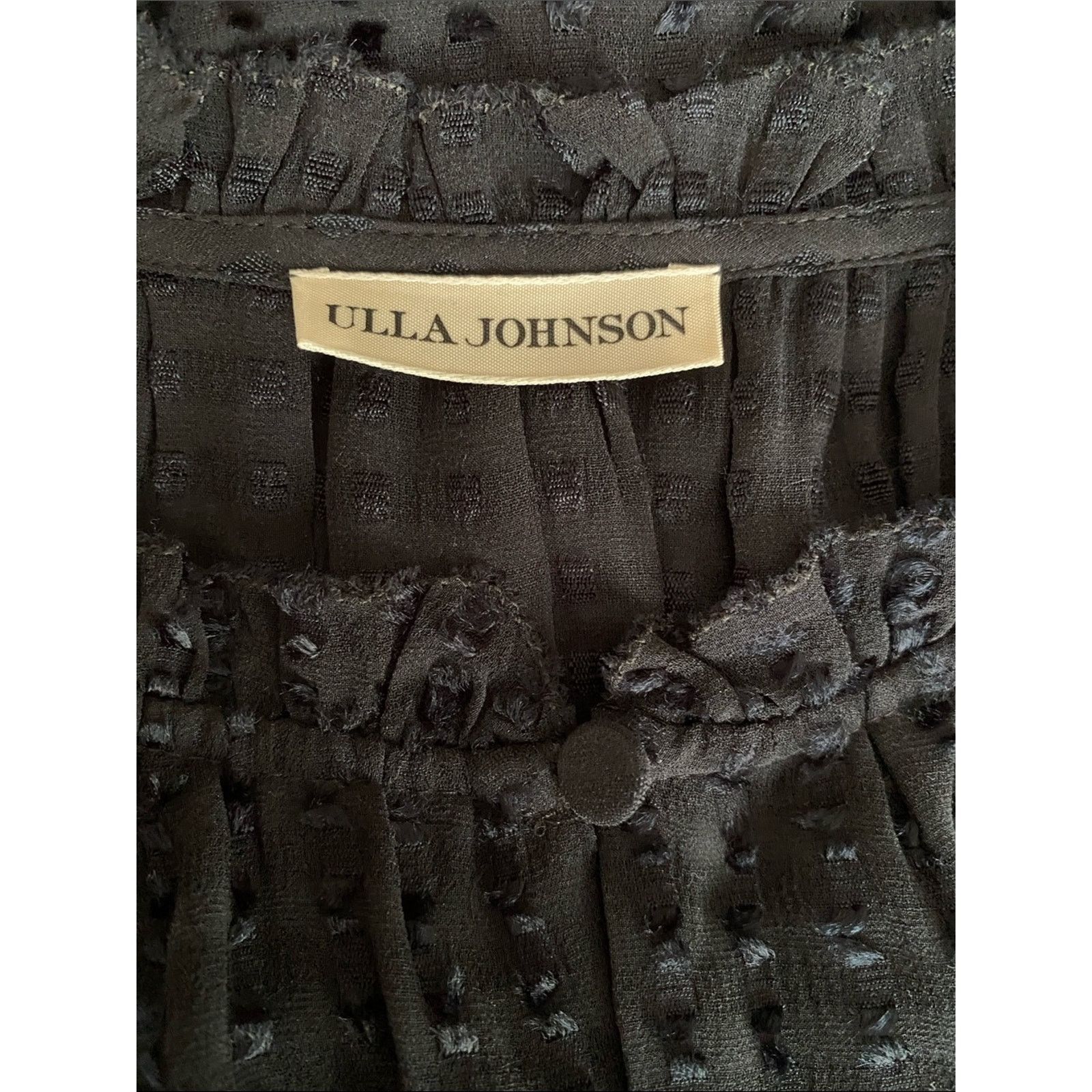 Ulla Johnson Ulla Johnson $575 Leah Dress in Noir Size 4 EUC Size S / US 4 / IT 40 - 6 Thumbnail