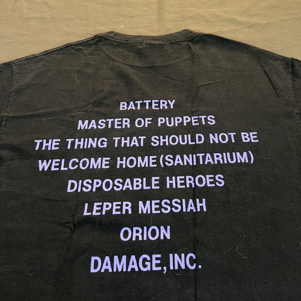 Metallica Vintage Y2K Metallica Master of Puppets Tee M Faded metal Size US M / EU 48-50 / 2 - 10 Thumbnail