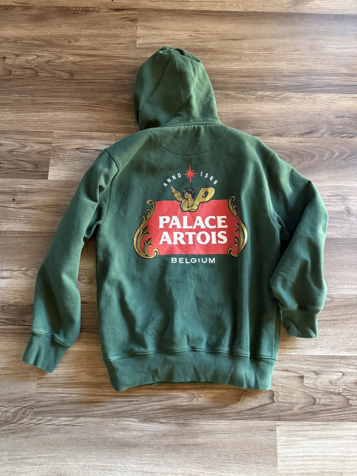 Palace Palace Stella Artois Hooded Sweatshirt Pine Green size Med Size US M / EU 48-50 / 2 - 5 Thumbnail