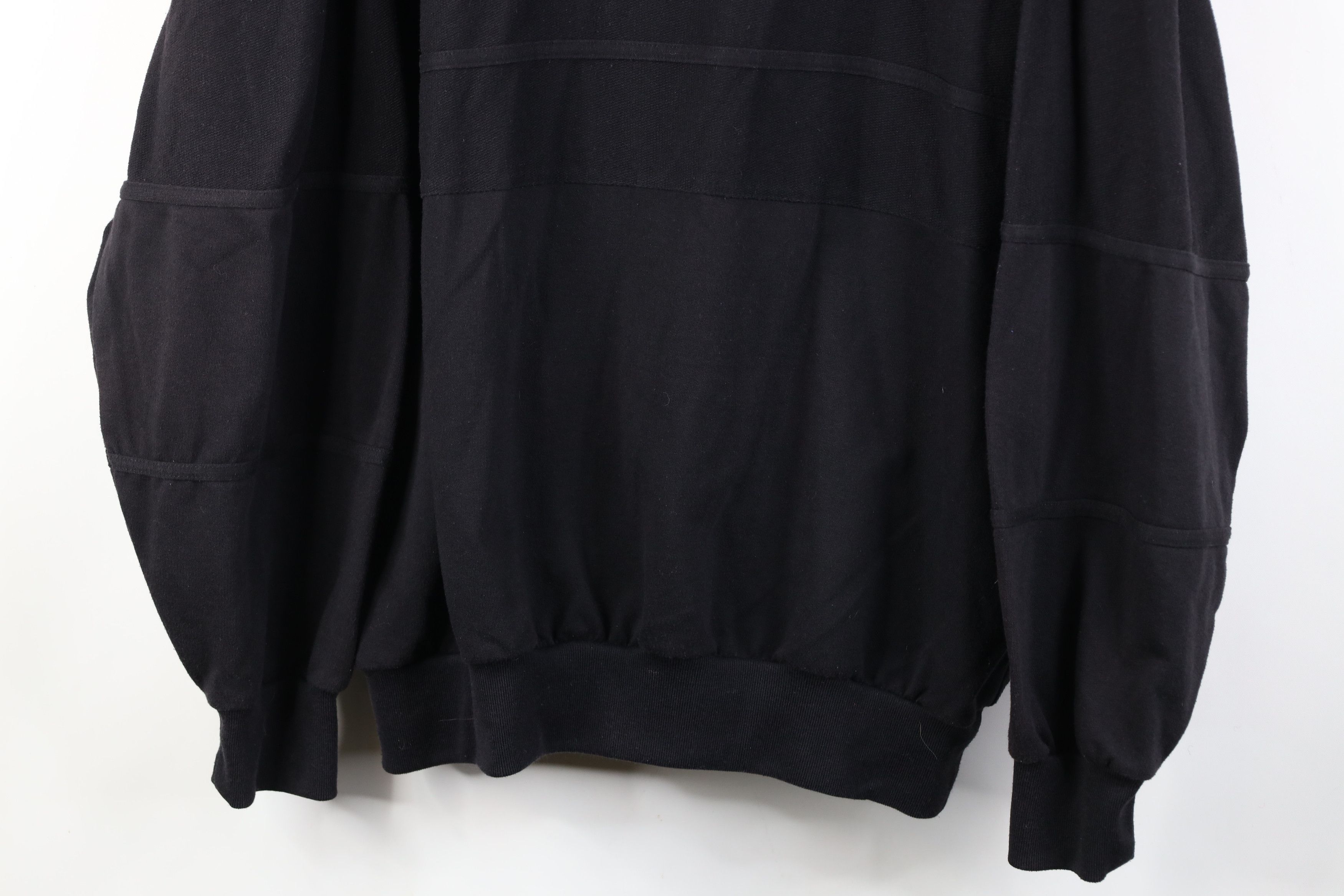 Vintage Vintage 90s Streetwear Long Sleeve Rugby Polo Shirt Black Size US XXL / EU 58 / 5 - 3 Thumbnail