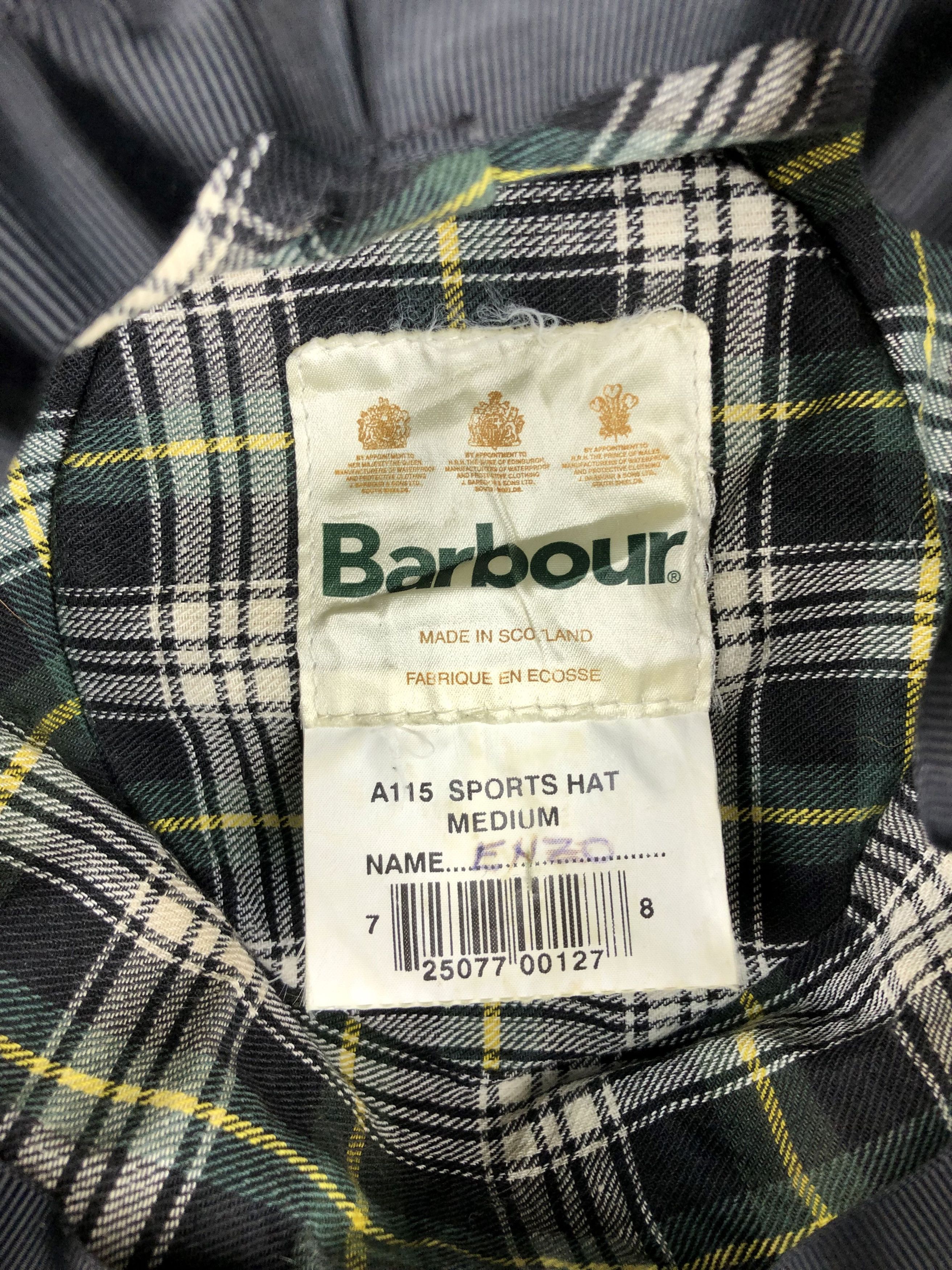 Barbour Barbour Sports Hat Waxed size M Size ONE SIZE - 7 Thumbnail