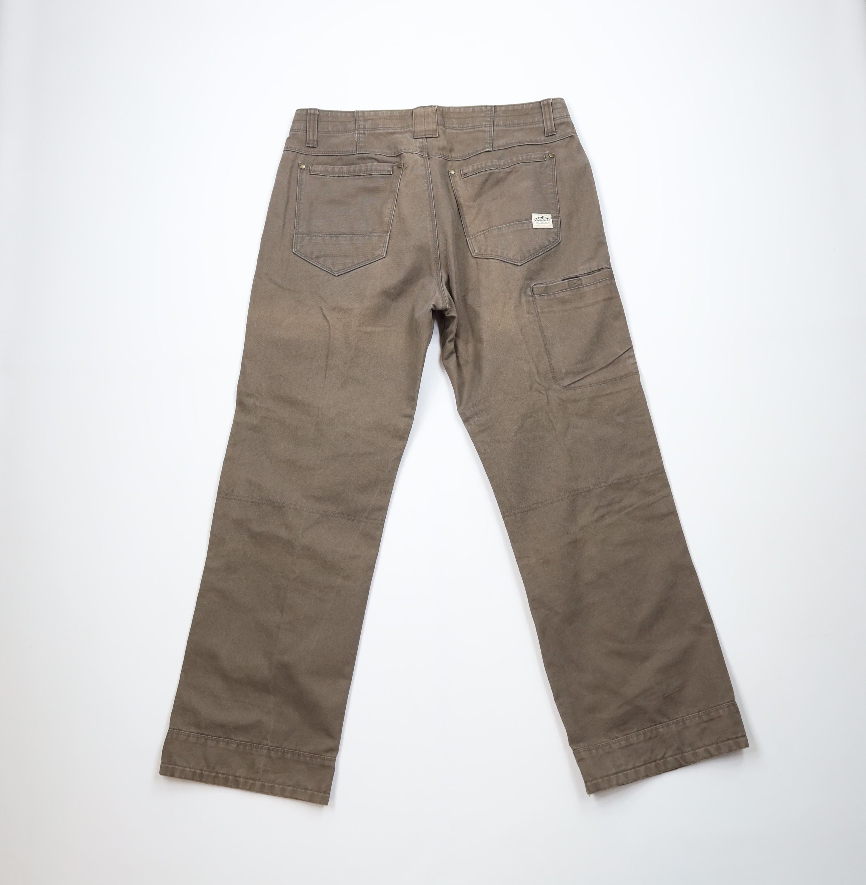 Eddie Bauer Vintage Eddie Bauer Double Knee Canvas Wide Leg Pants Brown Size US 35 - 7 Thumbnail