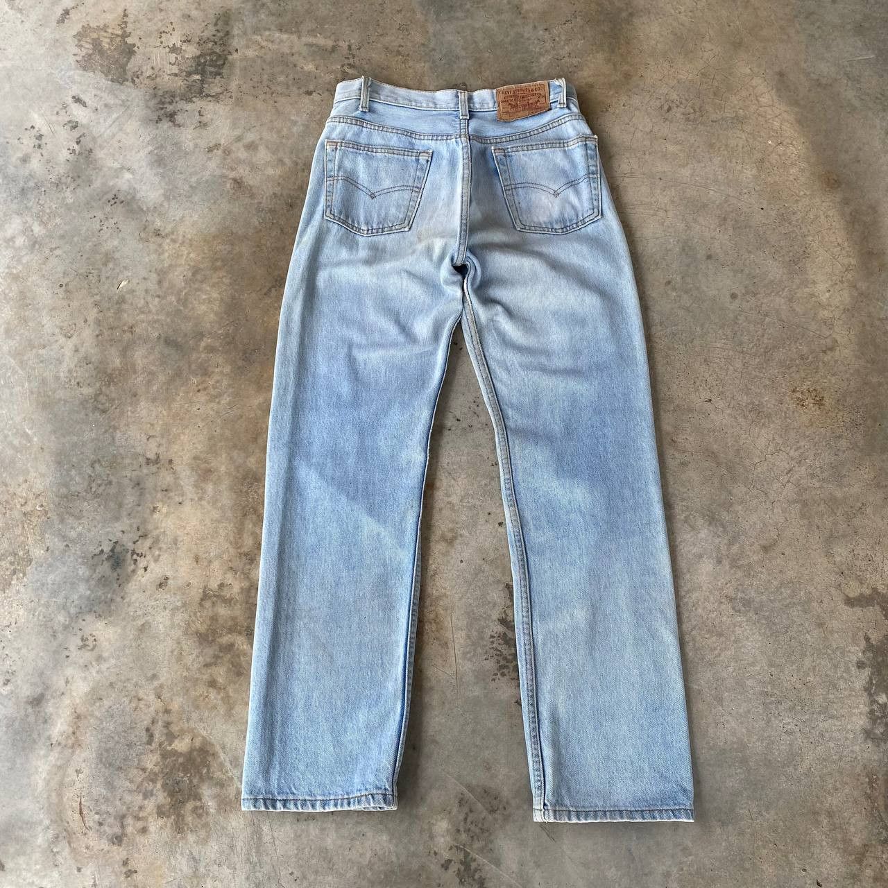 Levi's Vintage Clothing Vintage 90s Levi's 501 Distressed Dirty Wash Faded Grunge Size US 29 - 12 Thumbnail