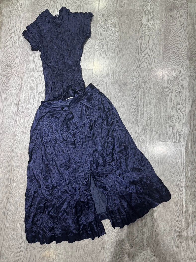 Jil Sander Jil Sander silk and metal fiber set Size 24" / US 00 / IT 34 - 5 Thumbnail