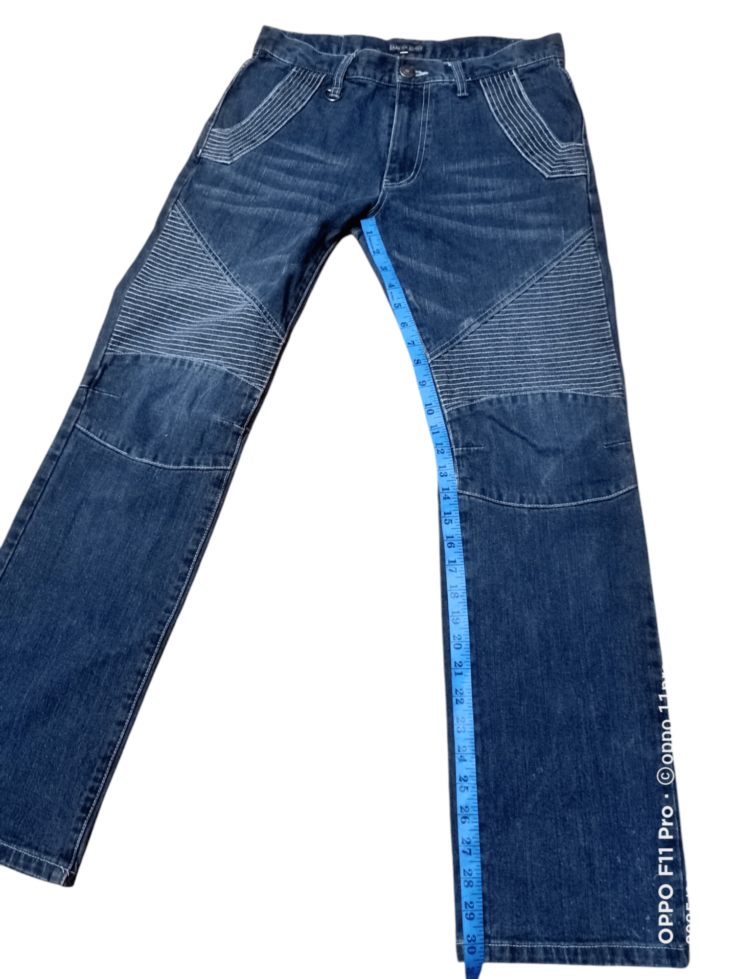 Japanese Brand × Vintage Amore Puro Denim bike Pants heavyDuty Denim Size US 32 / EU 48 - 11 Thumbnail